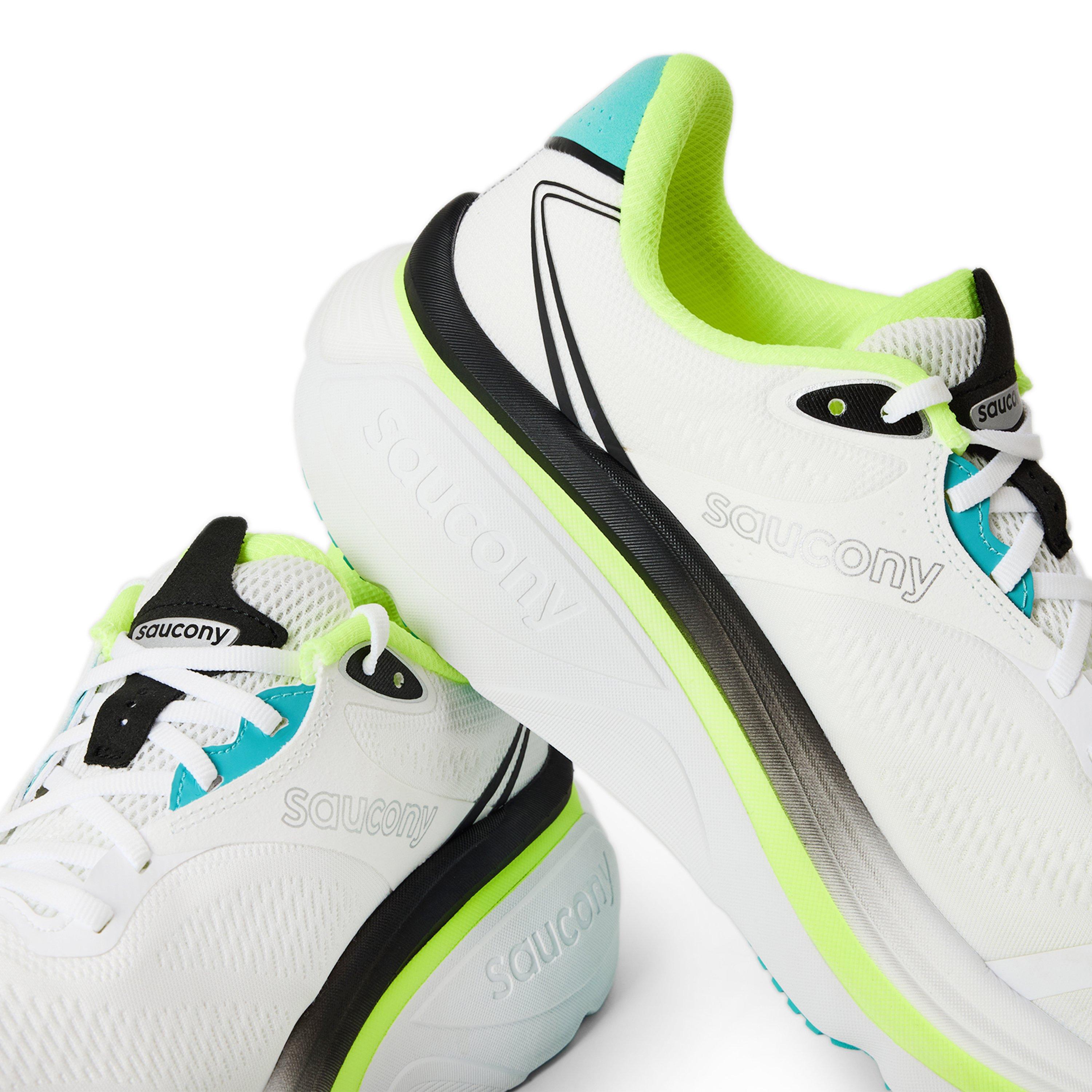 Blanc/Citron - Saucony - Men's Hurricane 26 Road Running Shoes - 3
