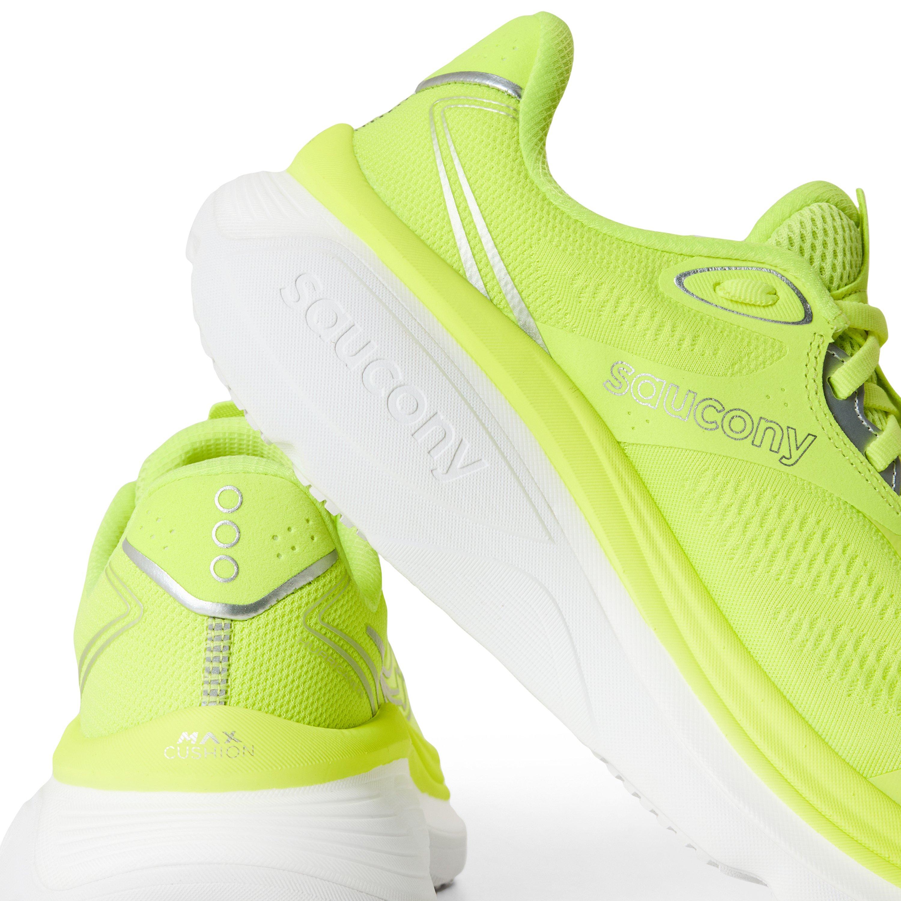 Gelb/Silber - Saucony - Women's Hurricane 26 Road Running Shoes - 3