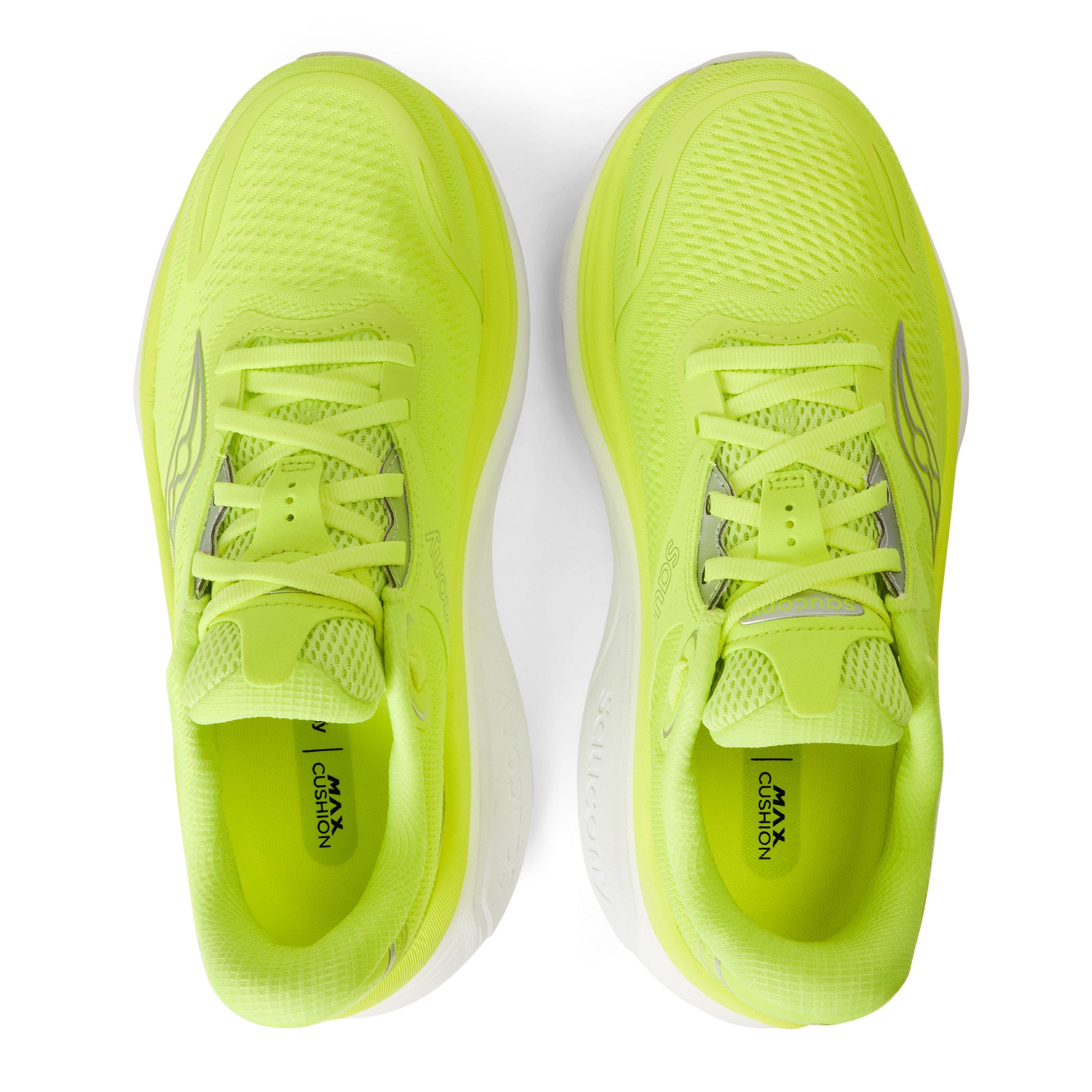 Gelb/Silber - Saucony - Women's Hurricane 26 Road Running Shoes - 4