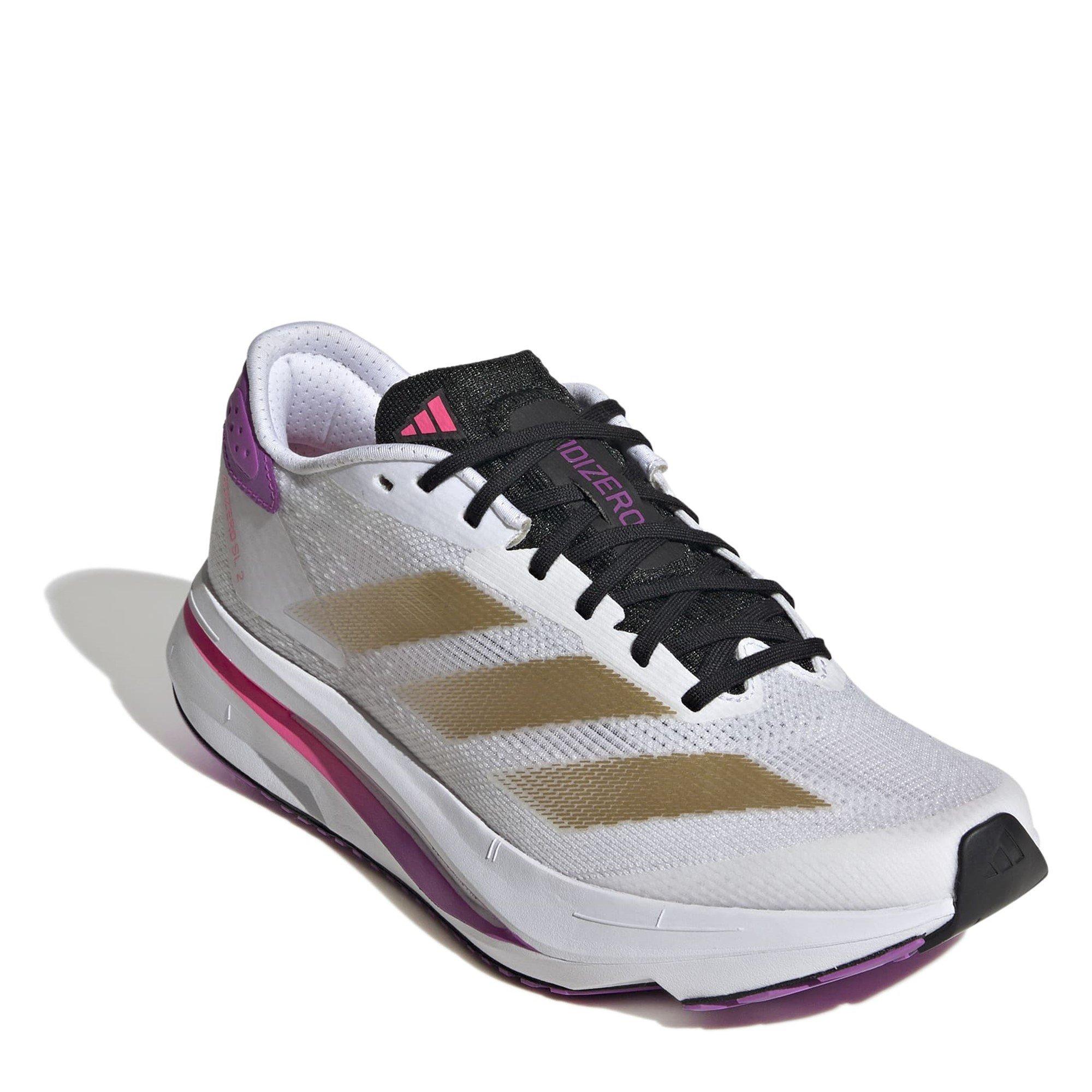 Wht/Gold/Purple - adidas - Adizero SL2 Womens Running Shoes - 3