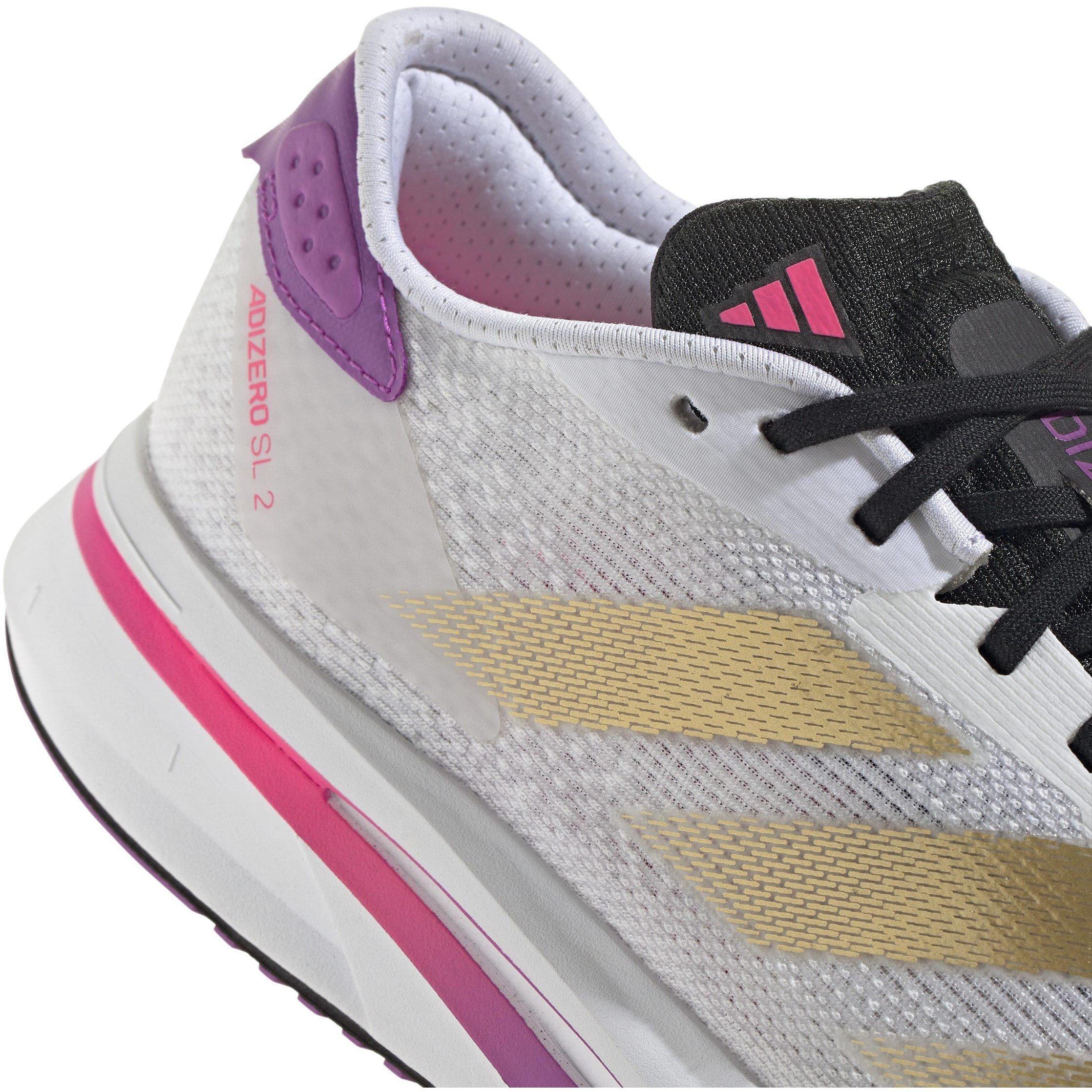Wht/Gold/Purple - adidas - Adizero SL2 Womens Running Shoes - 8