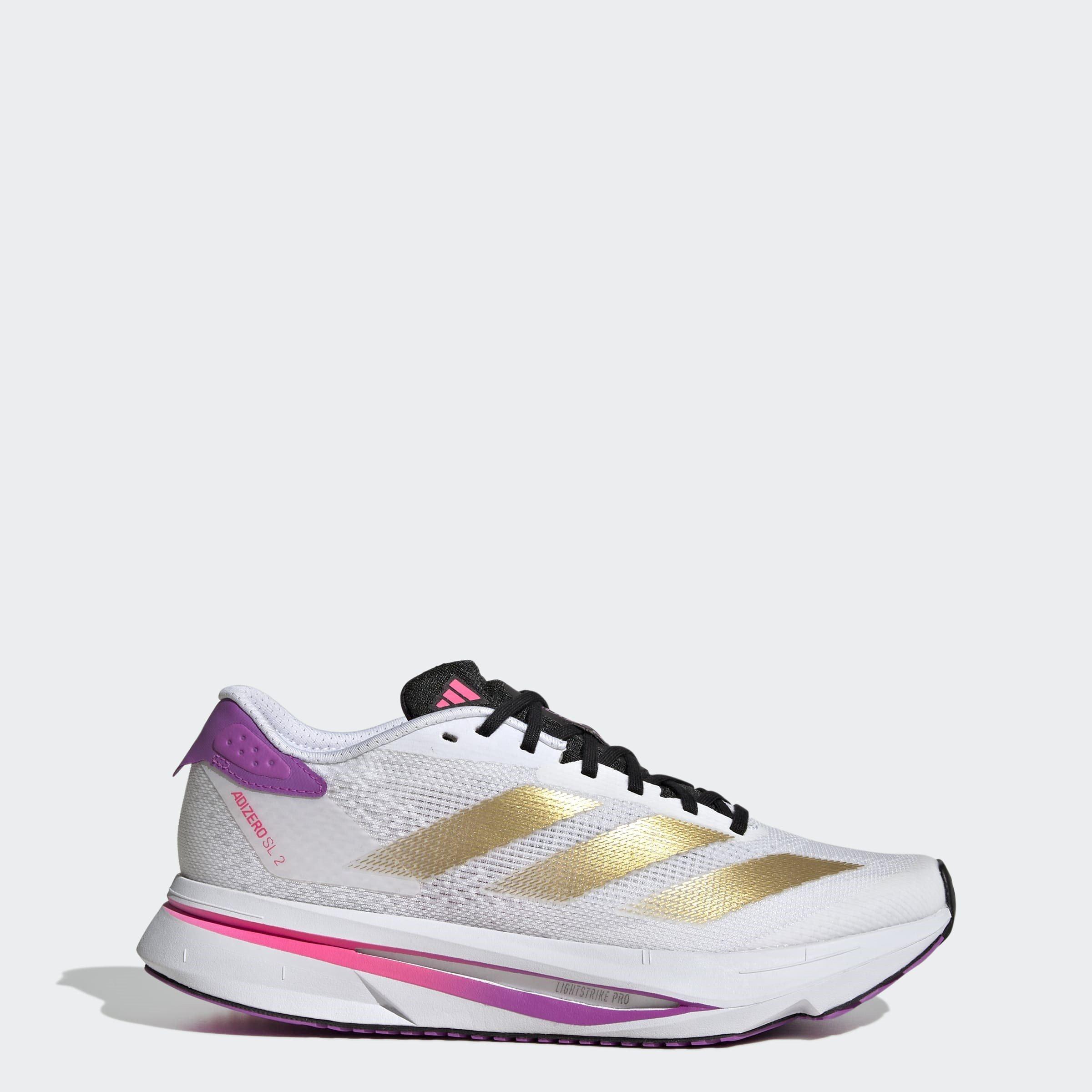 Wht/Gold/Purple - adidas - Adizero SL2 Womens Running Shoes - 10