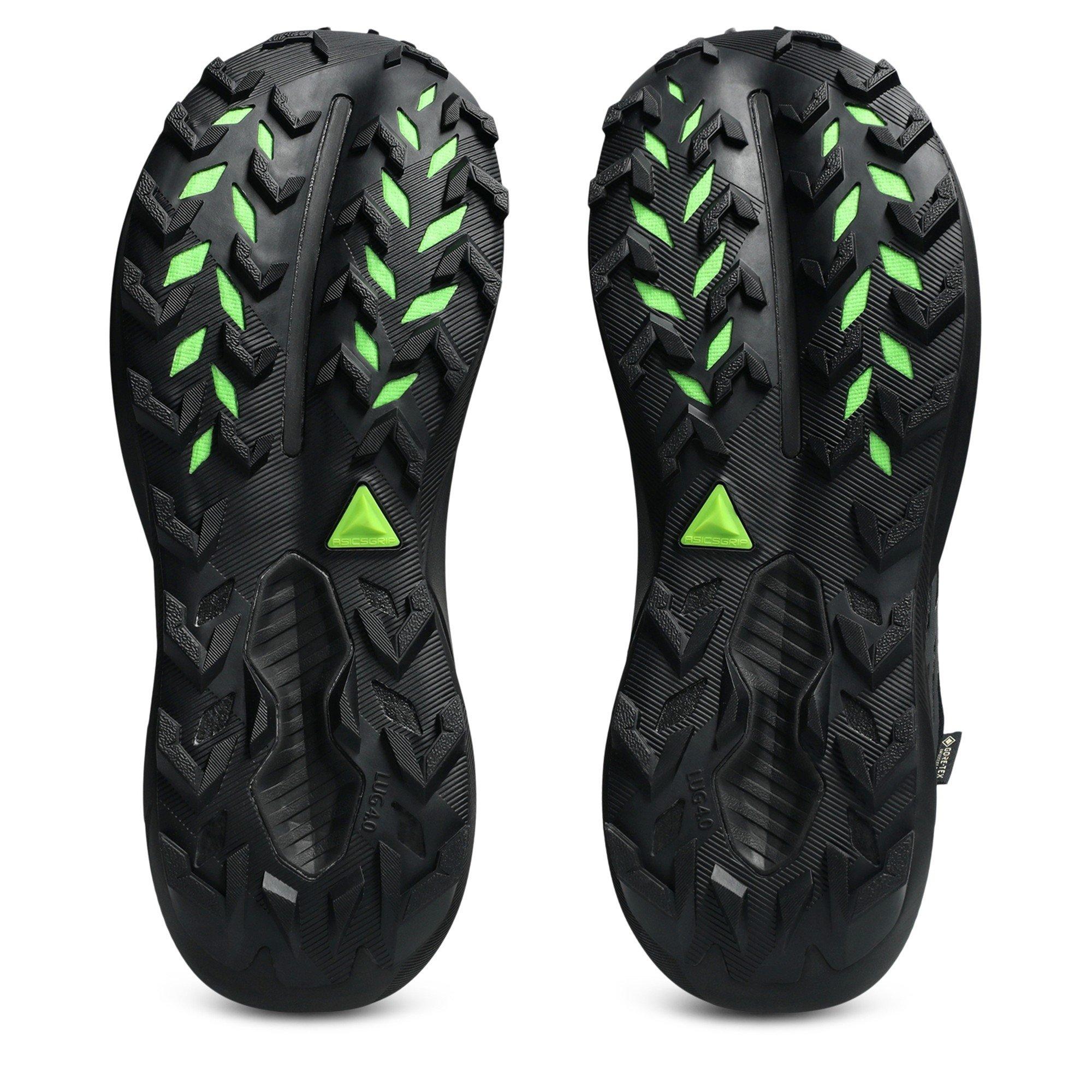 Black/Grey - Asics - Trabuco 14 Gtx Trail Running Shoes Mens - 3