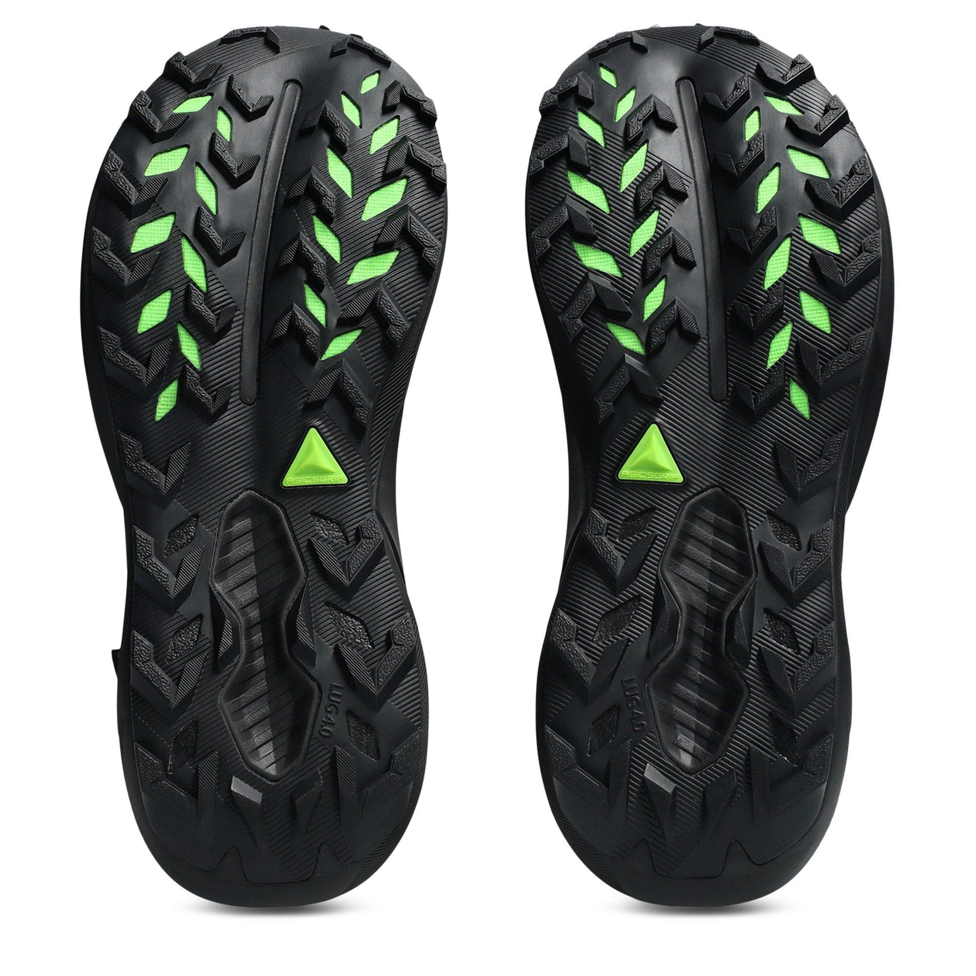 Black/Grey - Asics - Trabuco 14 Gtx Trail Running Shoes Womens - 3