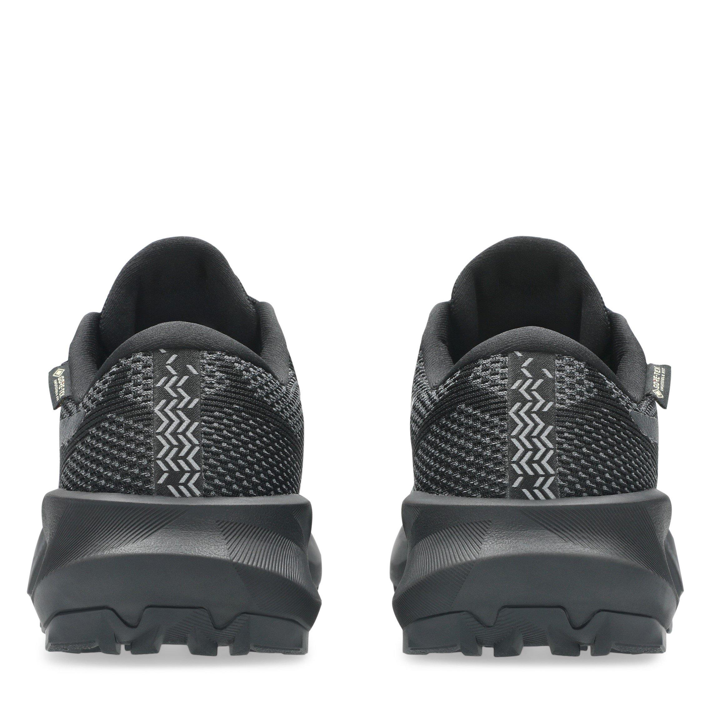 Black/Grey - Asics - Trabuco 14 Gtx Trail Running Shoes Womens - 7