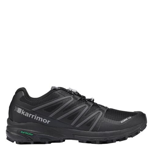 Black - Karrimor - Sabre 3 Trail Running Shoes Mens - 1