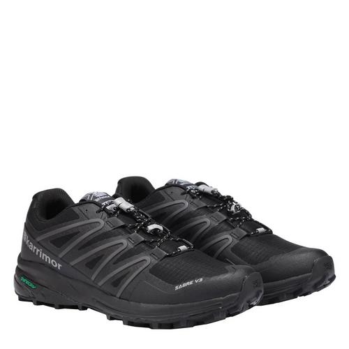Black - Karrimor - Sabre 3 Trail Running Shoes Mens - 3