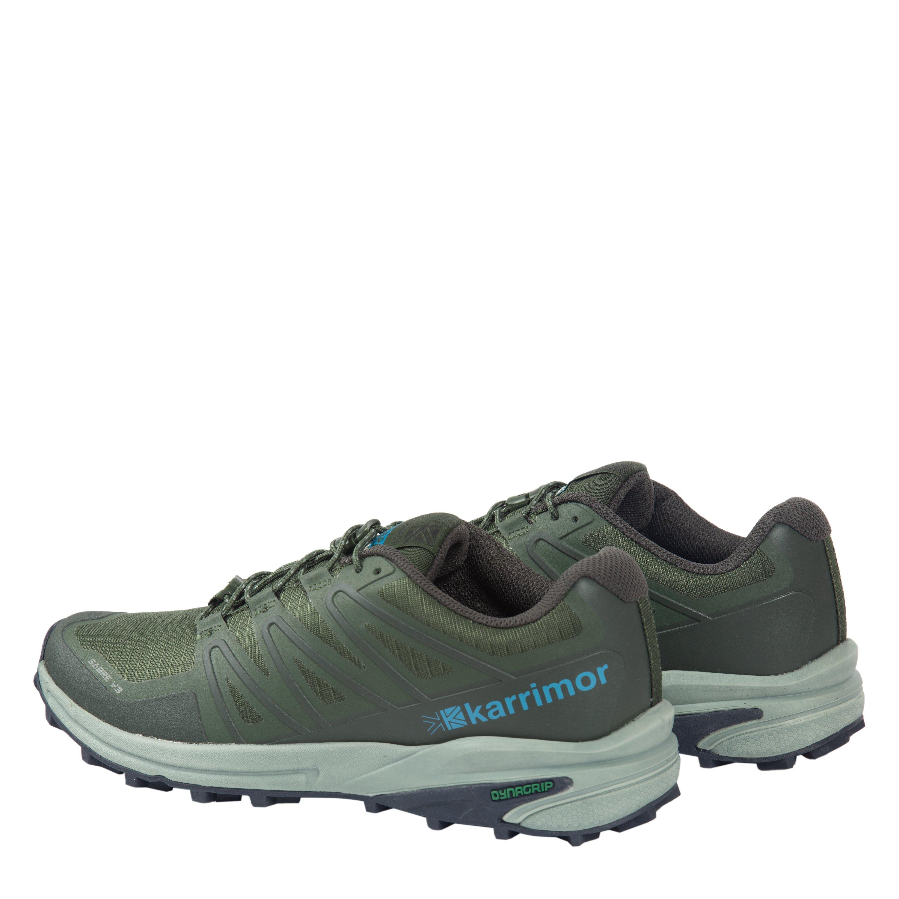 Khaki - Karrimor - Sabre 3 Trail Running Shoes Mens - 5