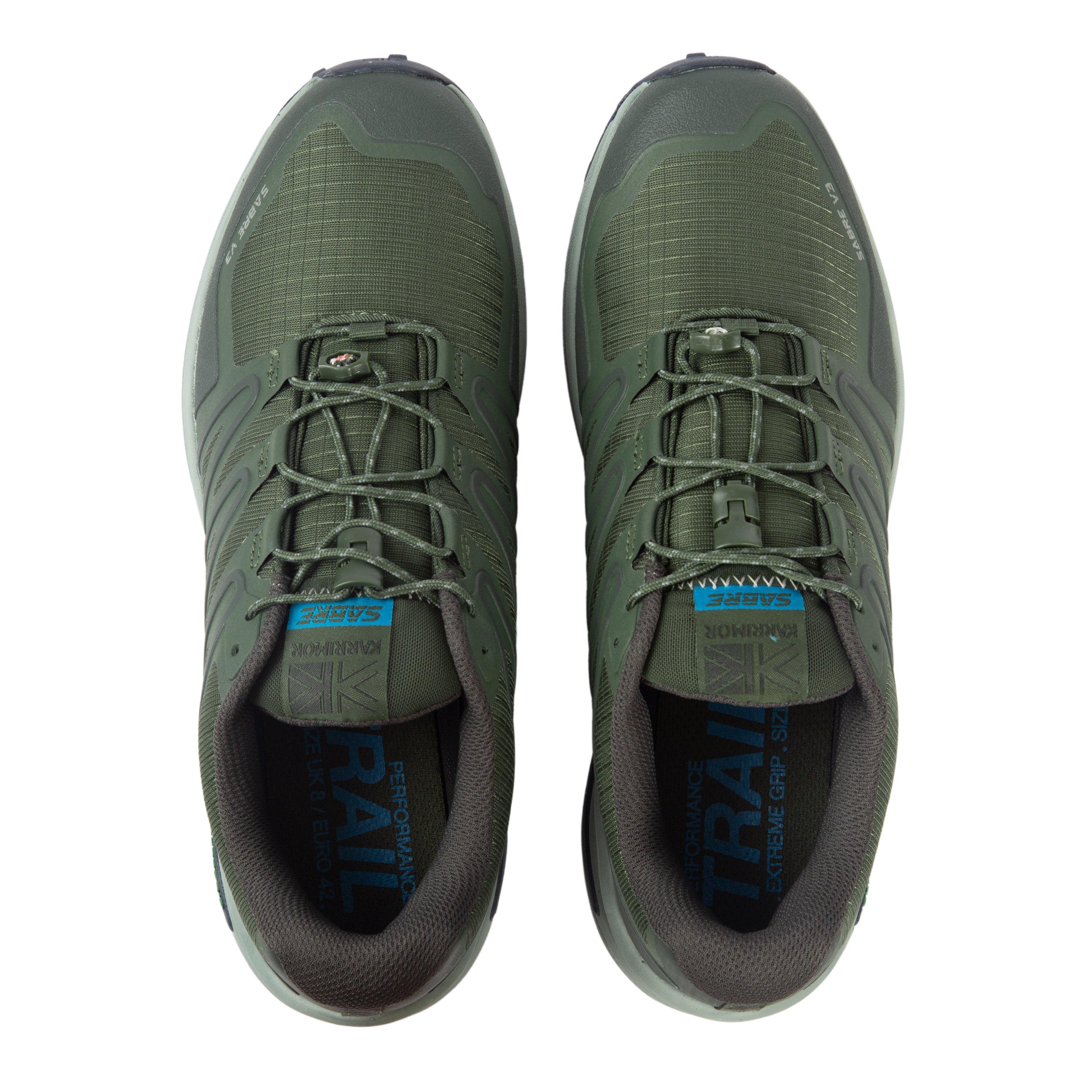 Khaki - Karrimor - Sabre 3 Trail Running Shoes Mens - 6