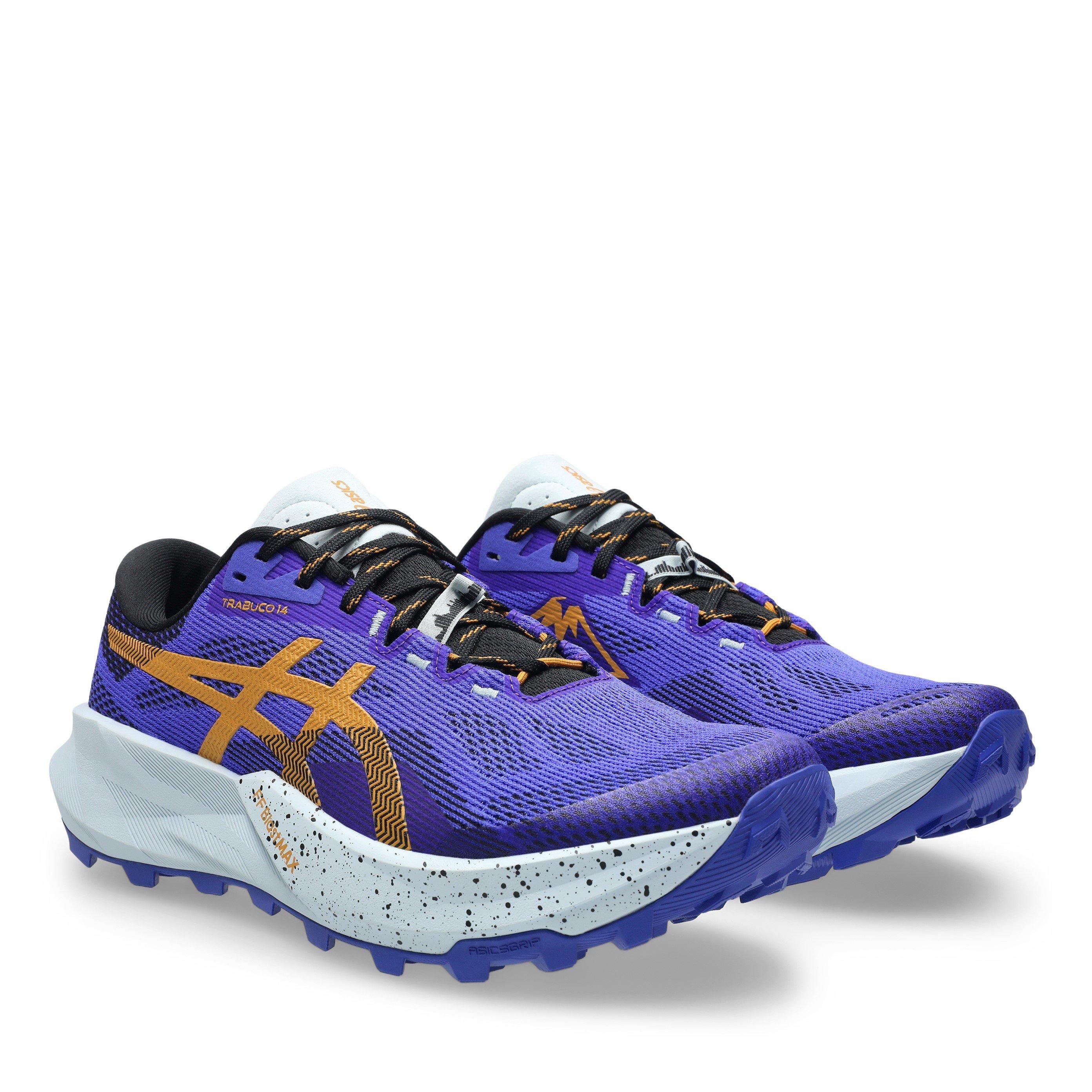 Cobalt/Sand - Asics - Trabuco 14 Trail Running Shoes Mens - 4