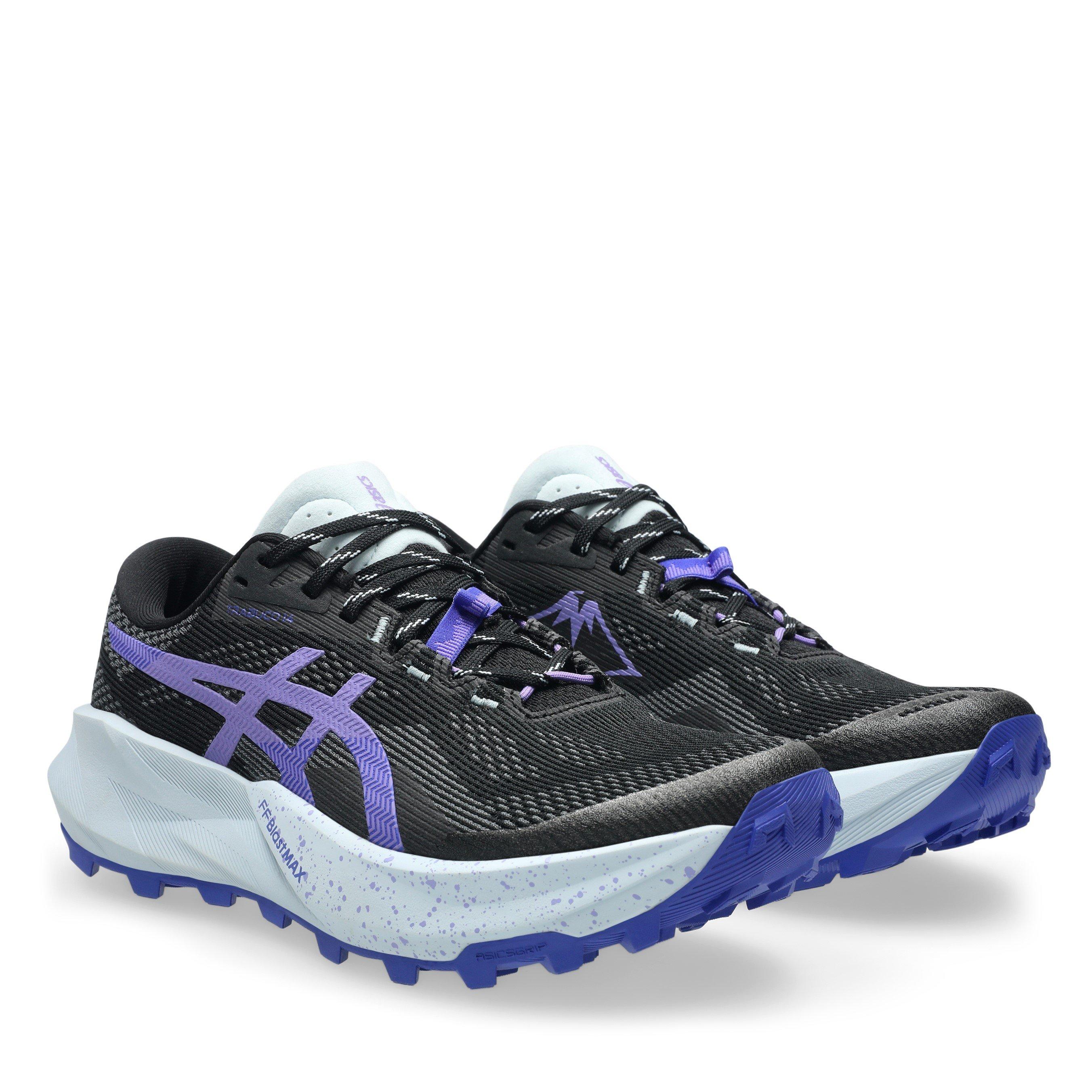 Black/Amethyst - Asics - ASICS Trabuco 14 Womens Trail Running Shoes - 4
