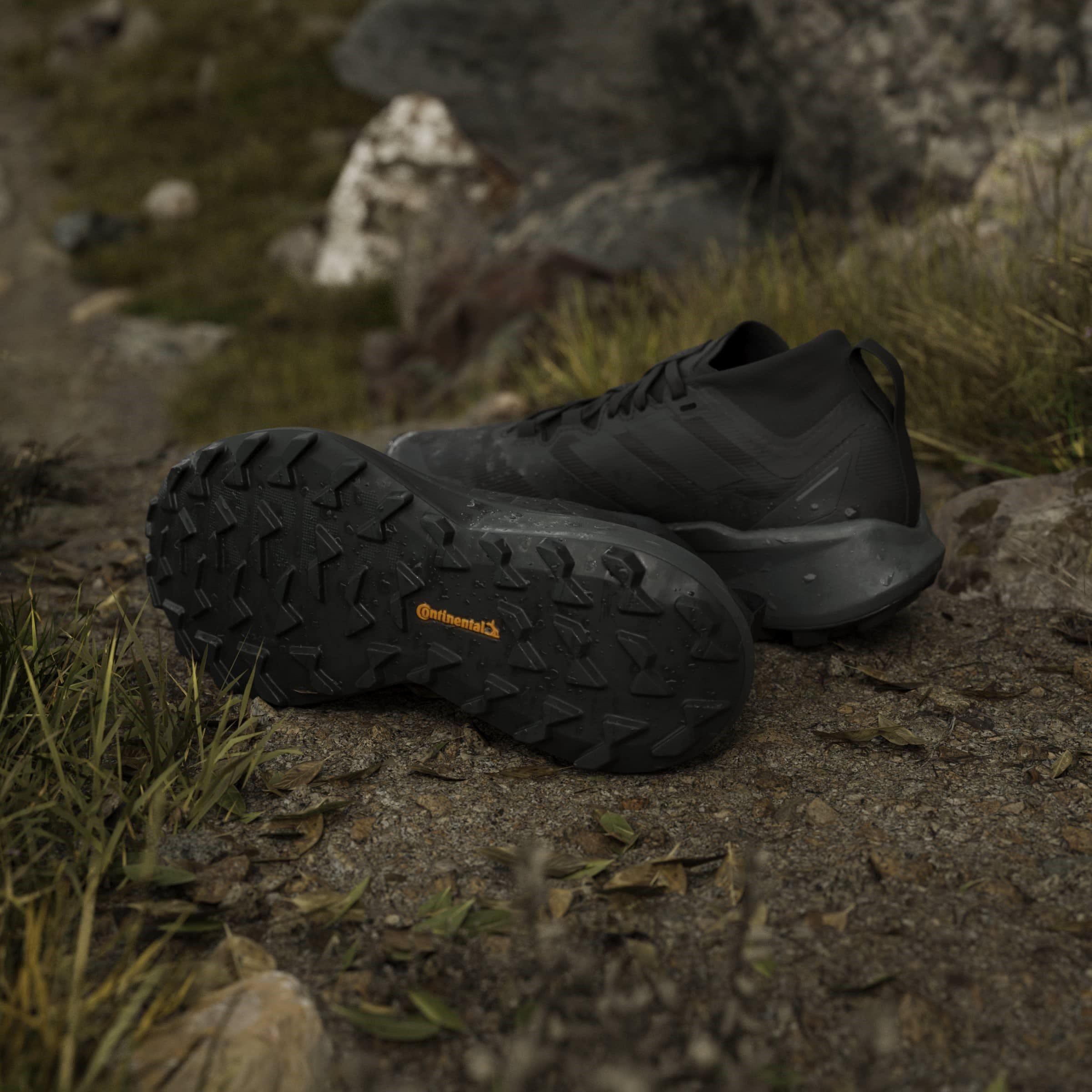 Black - adidas - Terrex Agravic GTX Trail Running Shoes Womens - 11