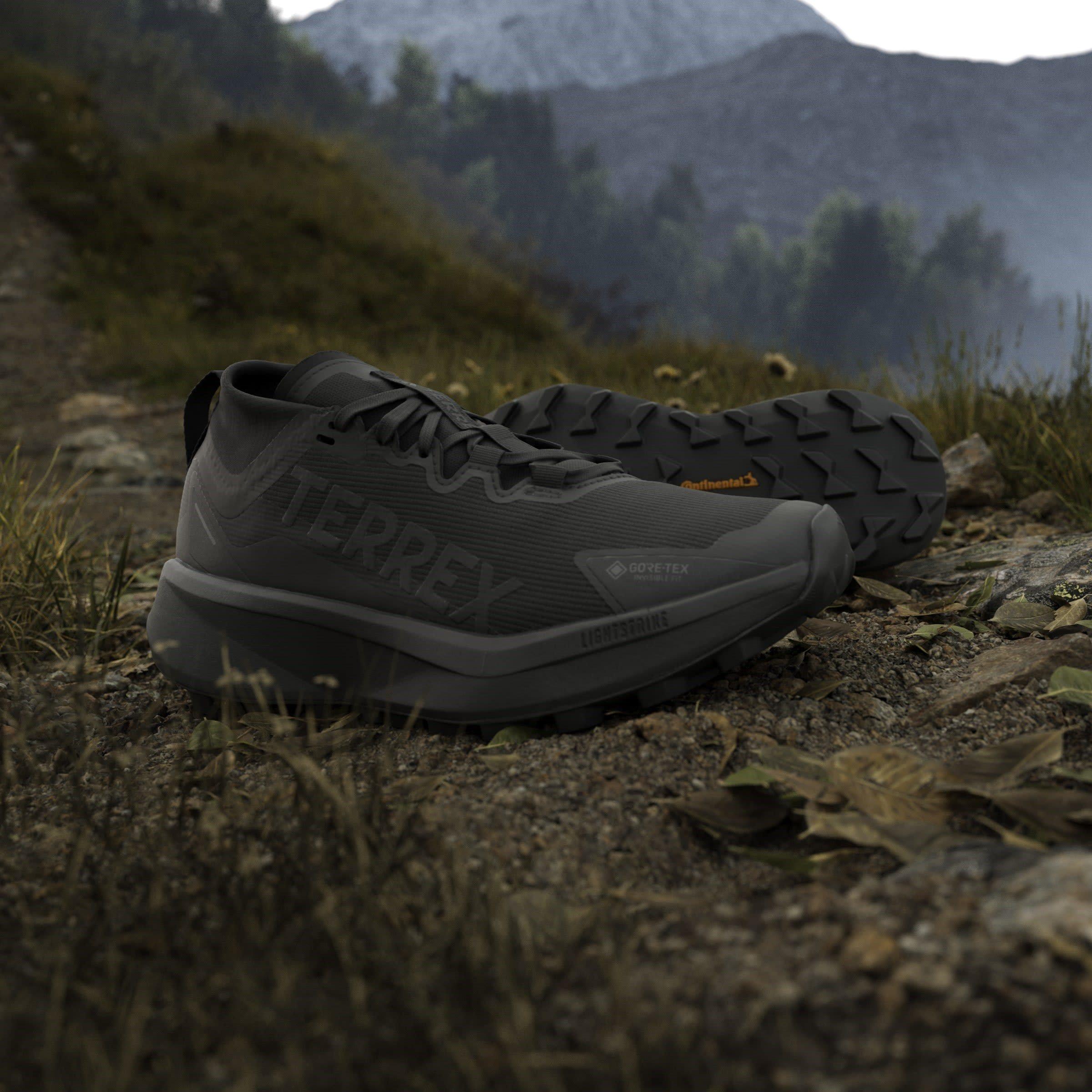 Black - adidas - Terrex Agravic GTX Trail Running Shoes Womens - 15