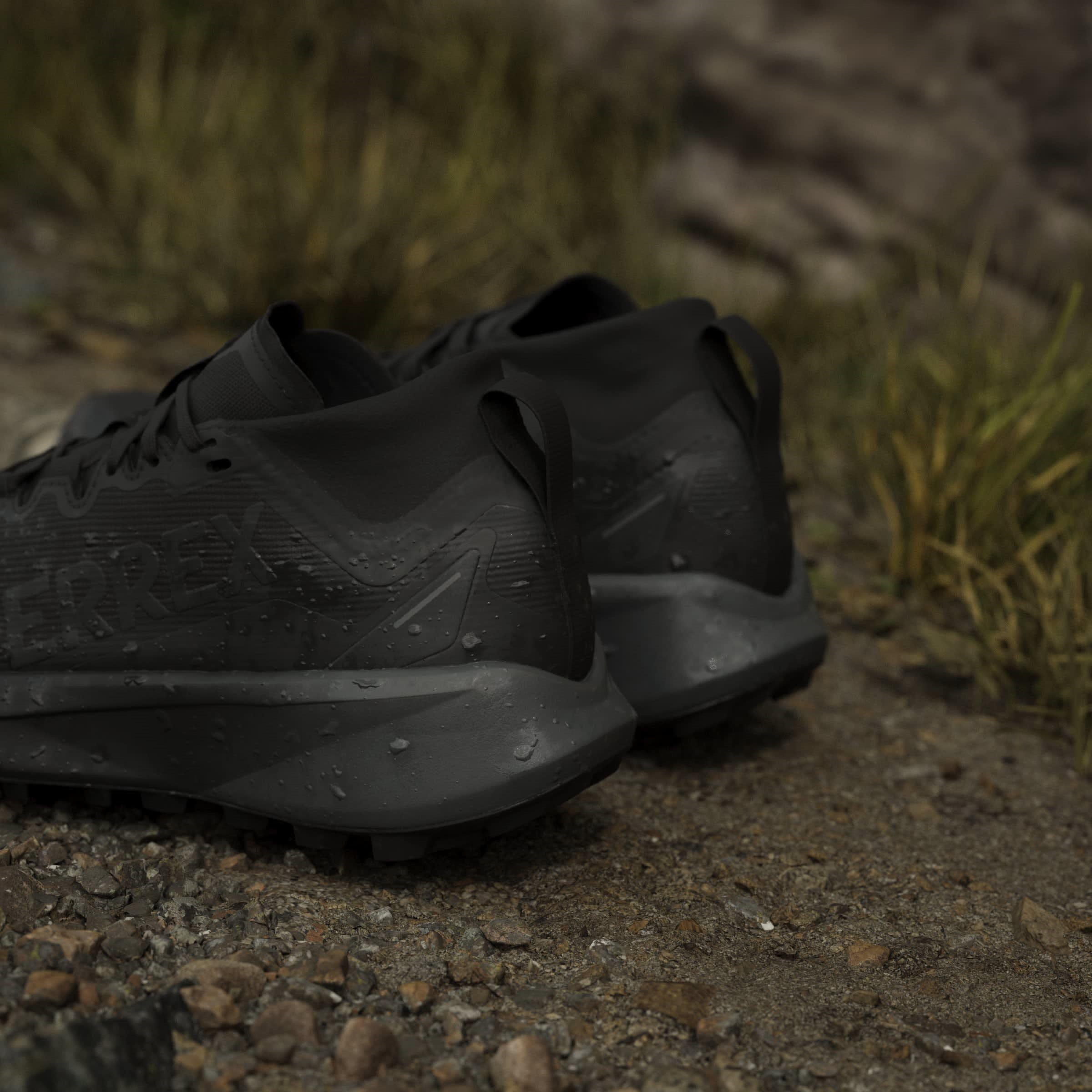 Black - adidas - Terrex Agravic GTX Trail Running Shoes Womens - 16