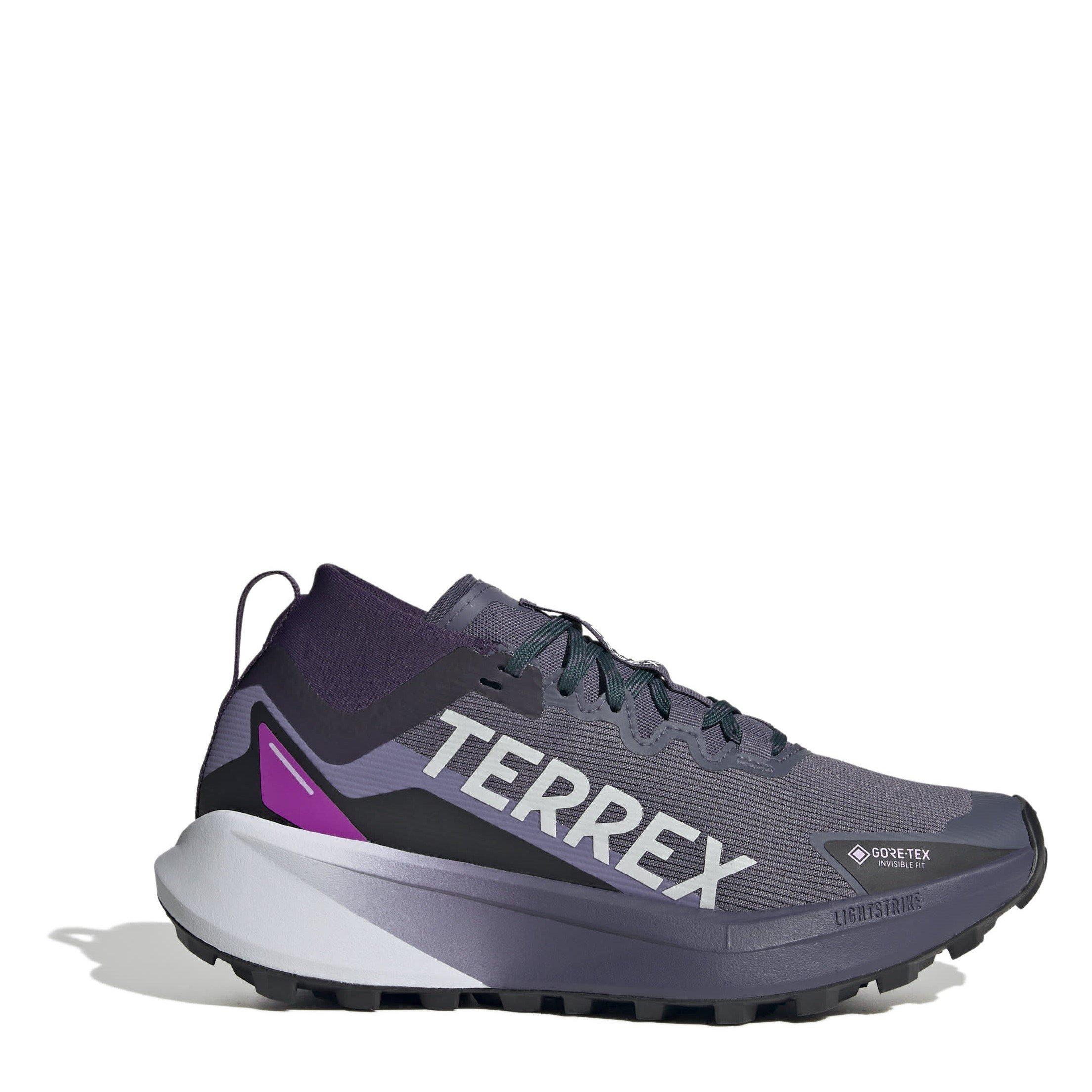Adidas Women's Terrex Agravic Gtx Trail Running Shoes - Violet - 6 (39.3)