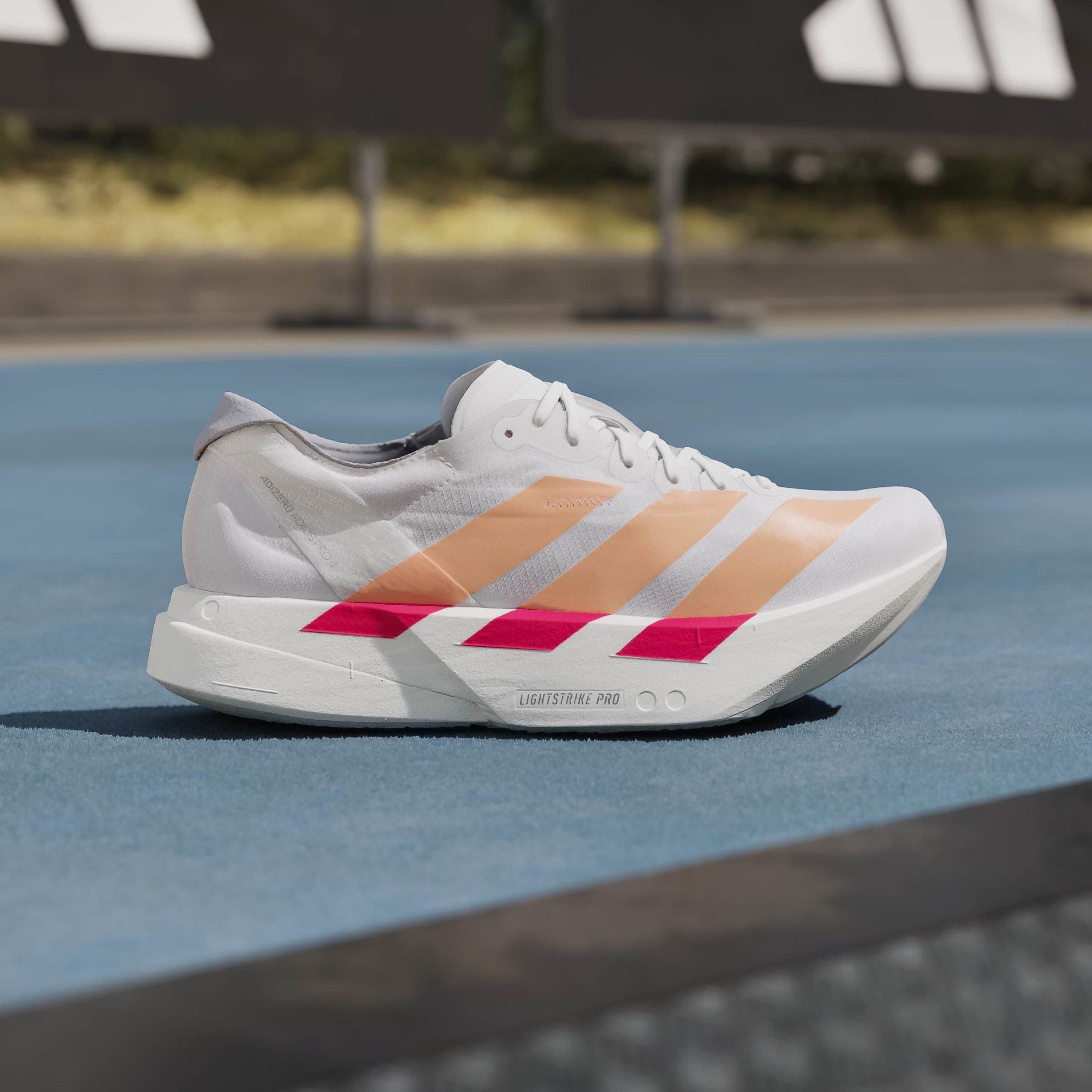 White/Orange - adidas - Adizero Adios Pro 4 Womens - 10