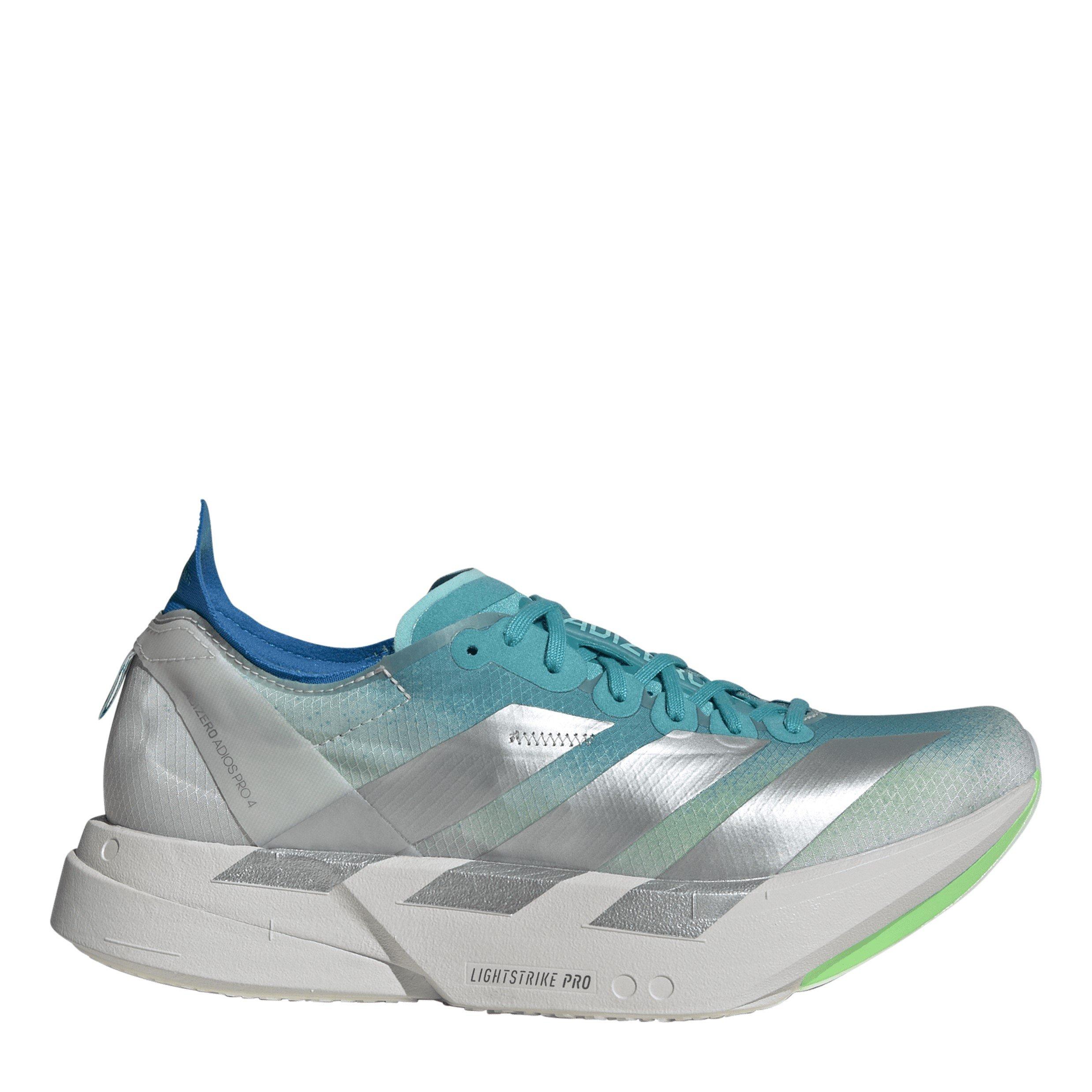 Adidas Women's Adizero Adios Pro 4 - White/Blue - 5.5 (38.7)