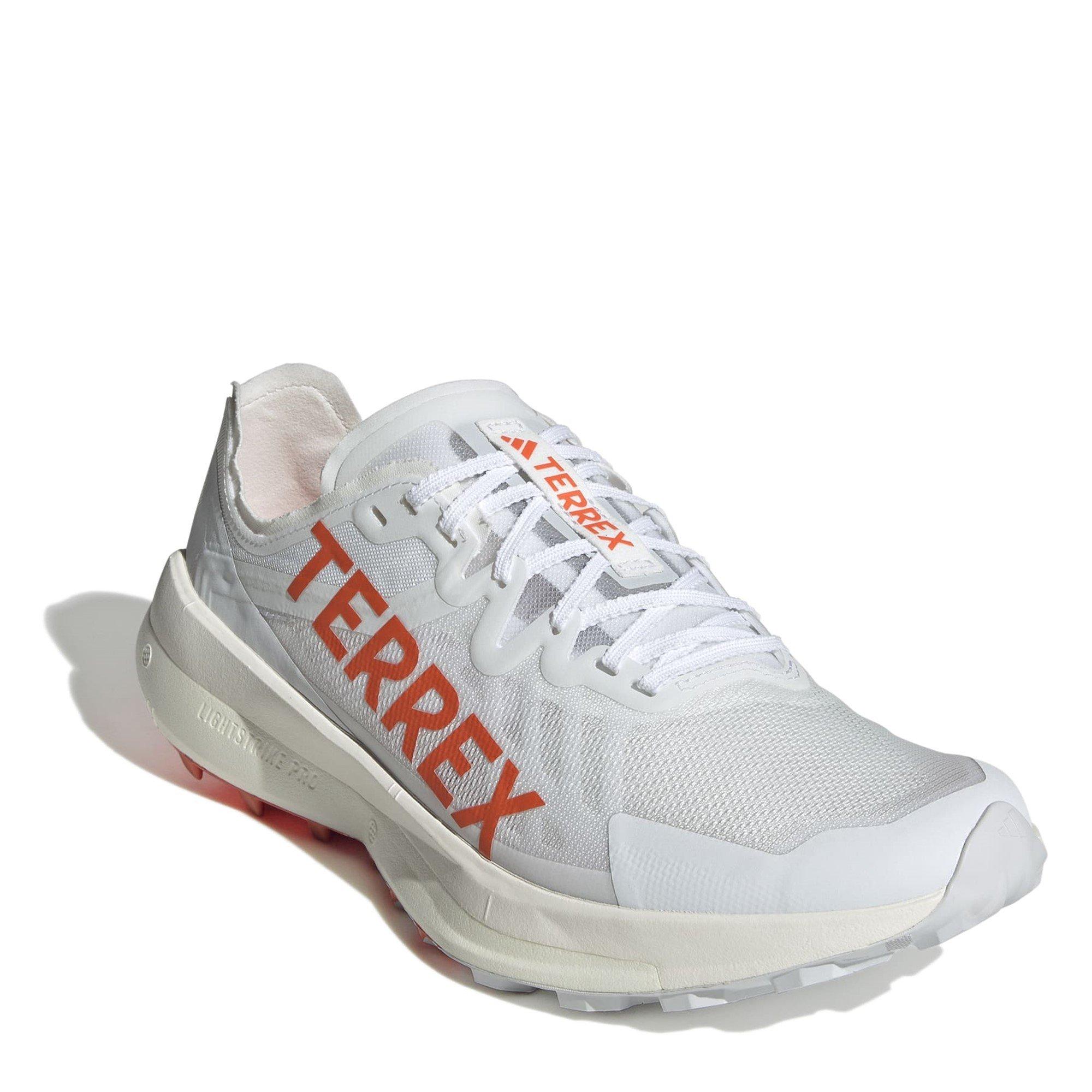 Grå/Orange - adidas - Terrex Agravic Speed Trail Running Shoes Mens - 3