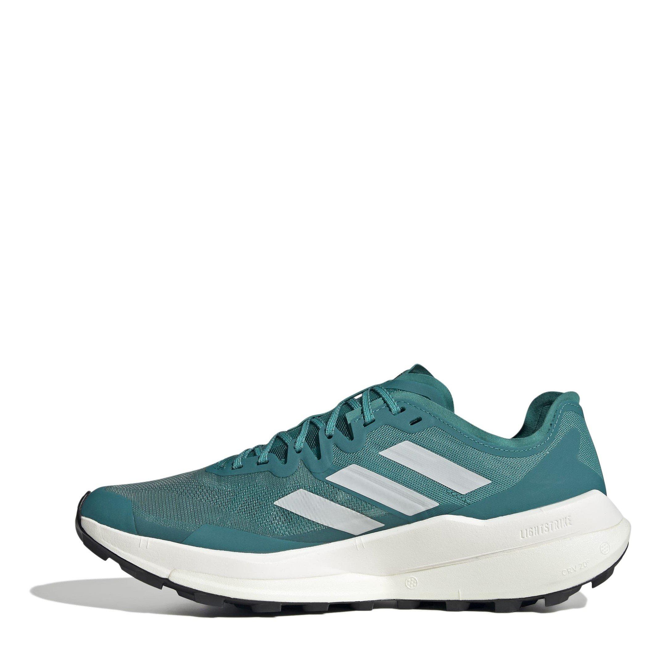 Pure Teal - adidas - Terrex Agravic Speed Trail Running Shoes Mens - 2