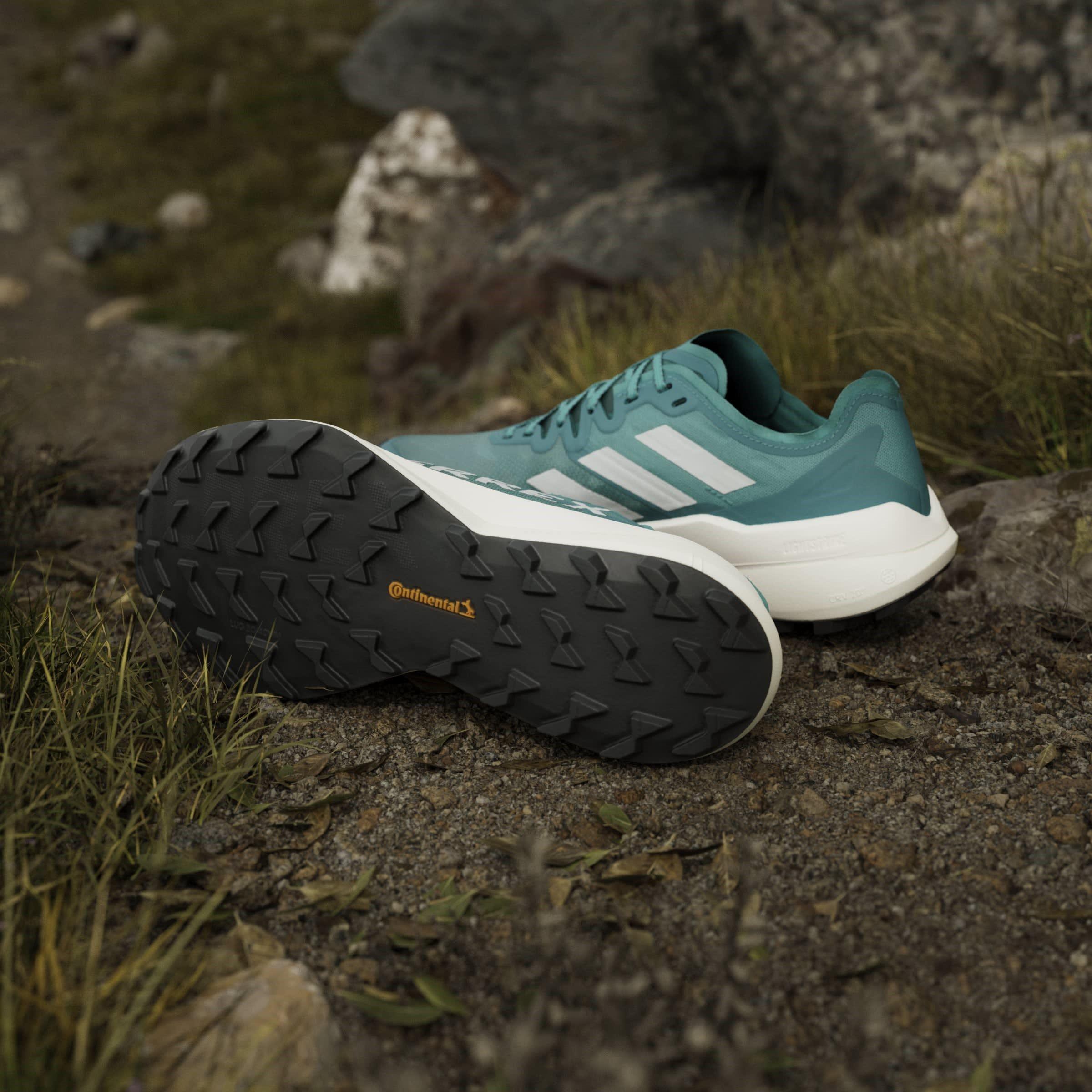 Pure Teal - adidas - Terrex Agravic Speed Trail Running Shoes Mens - 11