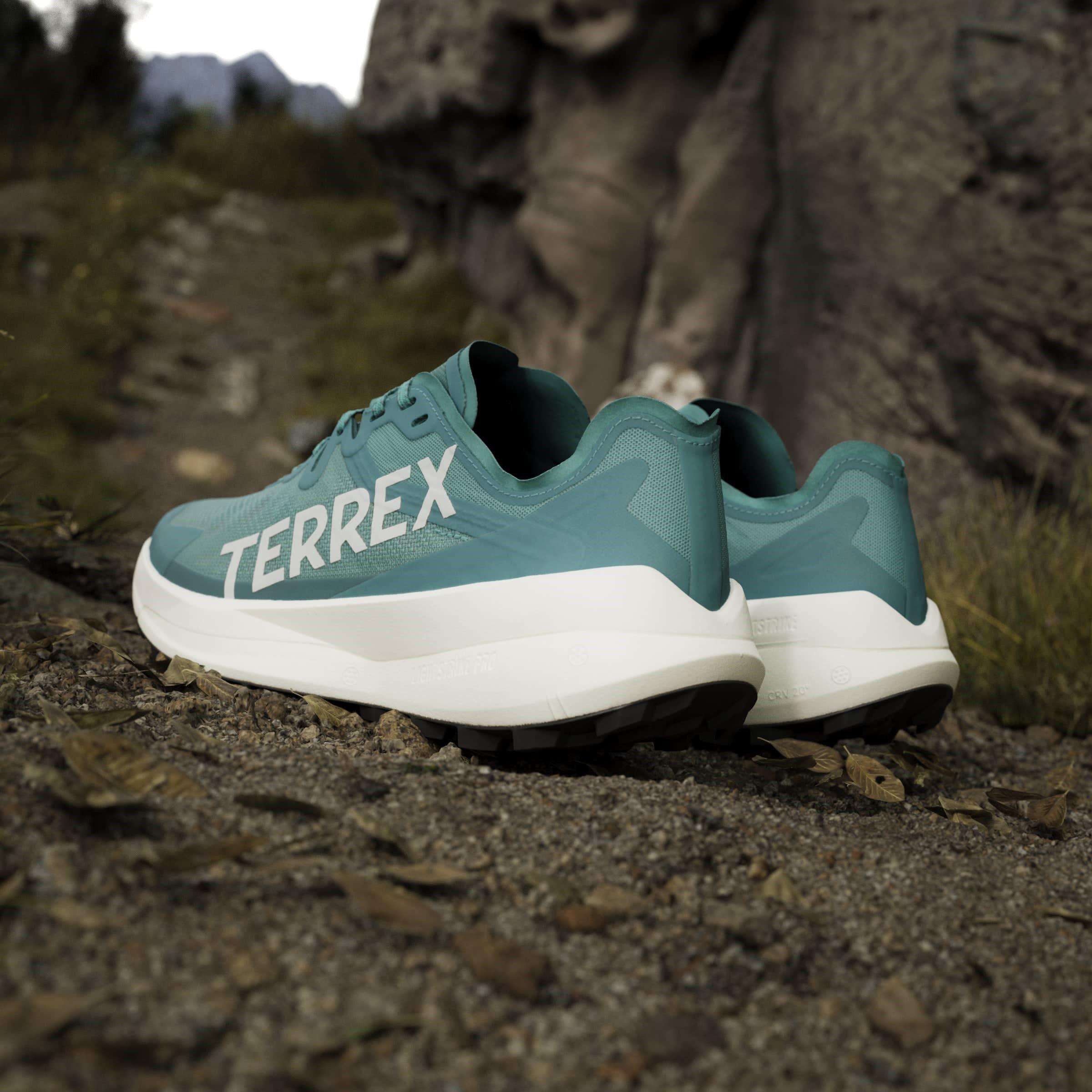 Pure Teal - adidas - Terrex Agravic Speed Trail Running Shoes Mens - 13