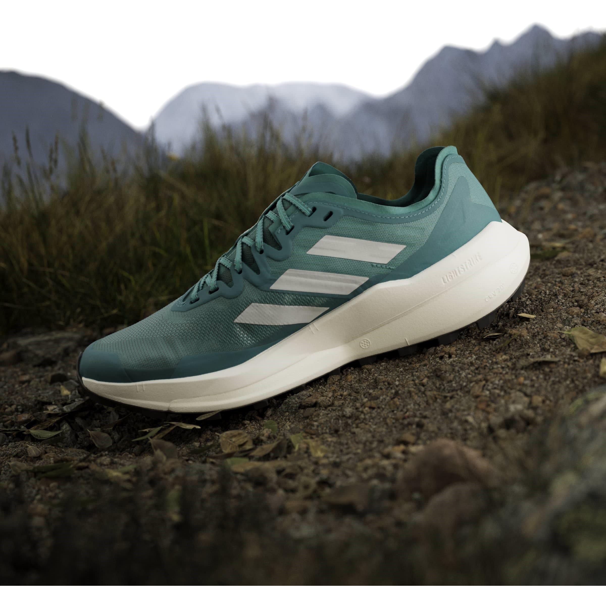 Pure Teal - adidas - Terrex Agravic Speed Trail Running Shoes Mens - 14