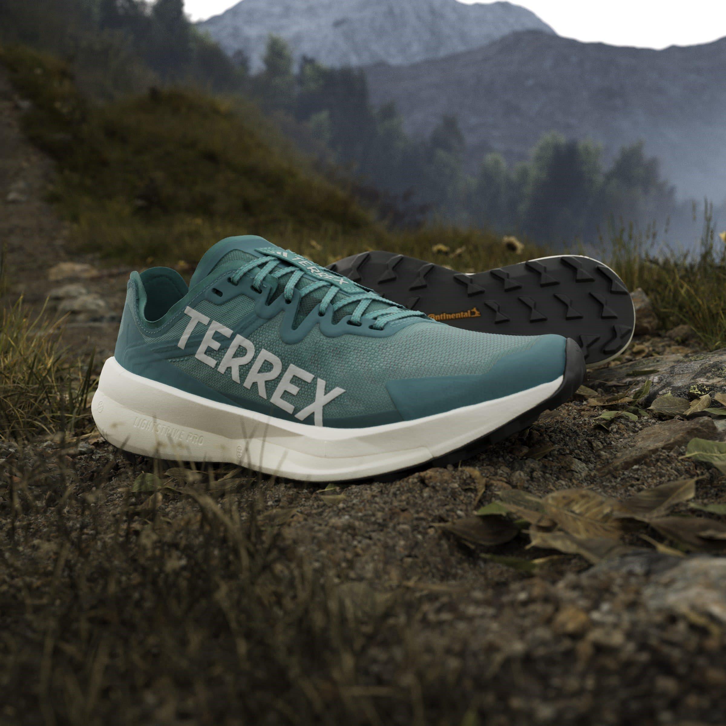 Pure Teal - adidas - Terrex Agravic Speed Trail Running Shoes Mens - 15