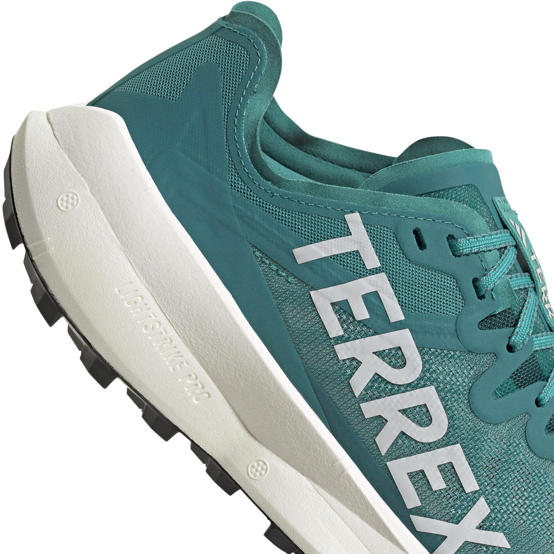 Pure Teal - adidas - Terrex Agravic Speed Trail Running Shoes Mens - 8