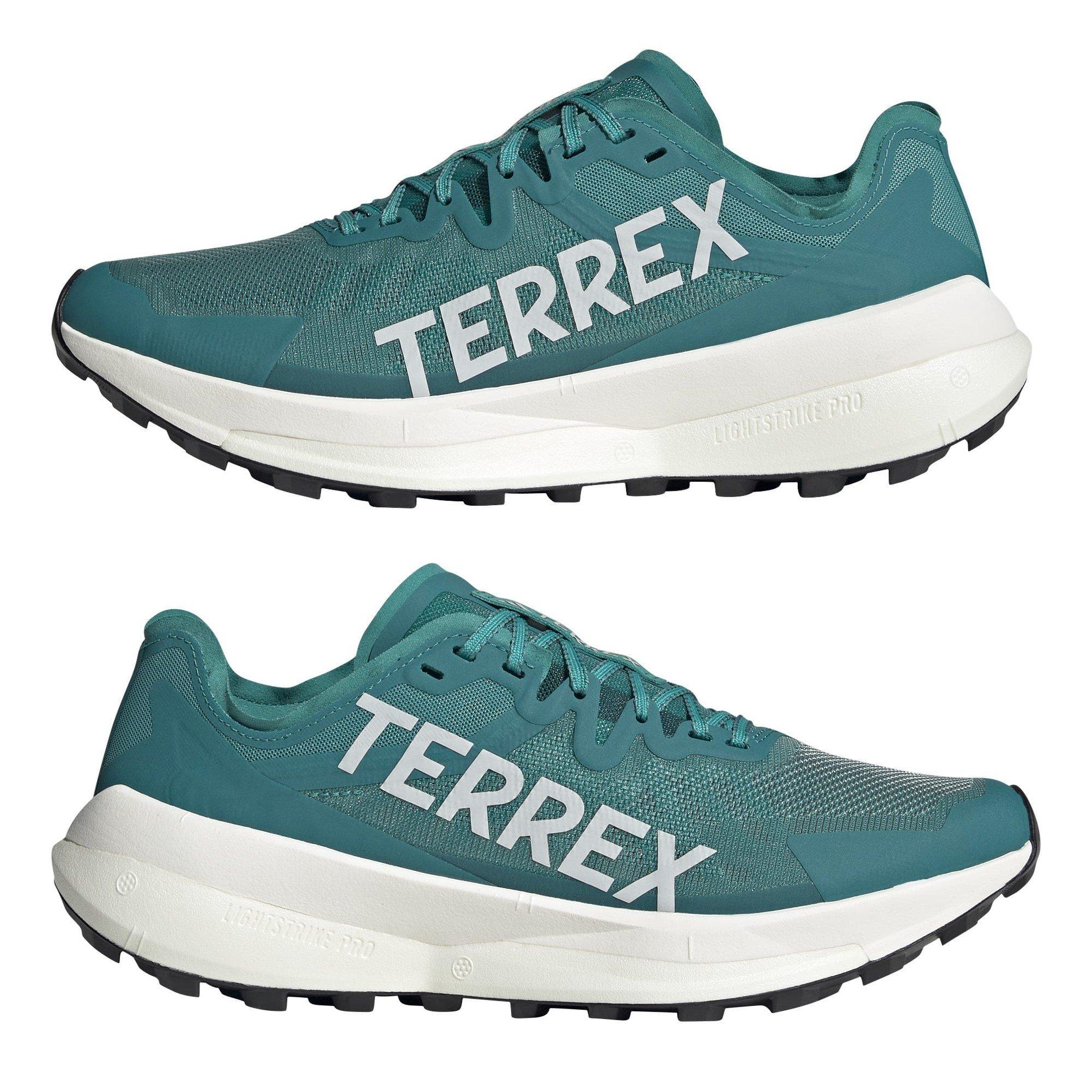 Pure Teal - adidas - Terrex Agravic Speed Trail Running Shoes Mens - 9