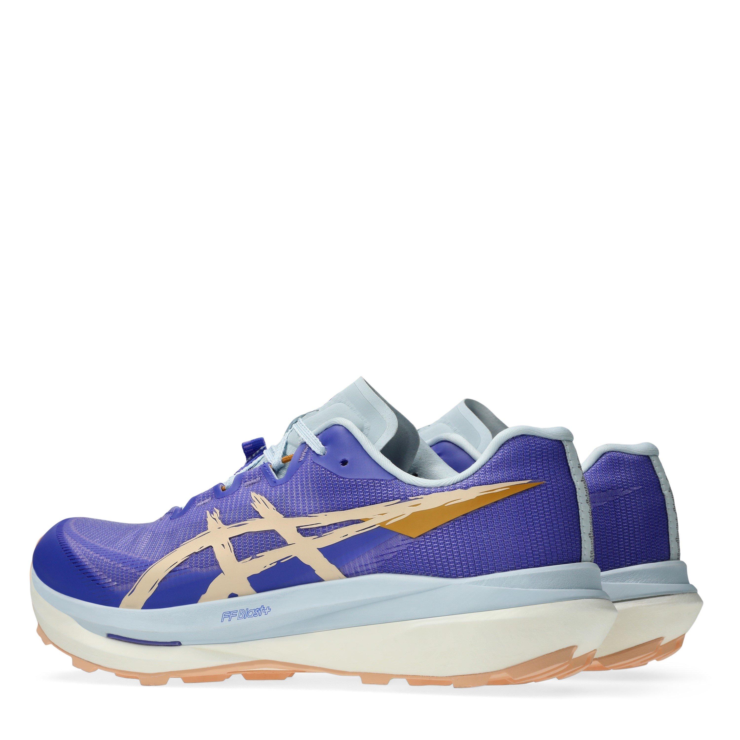 Cobalt/Apricot - Asics - Fujispeed 4 Trail Running Shoes Mens - 5