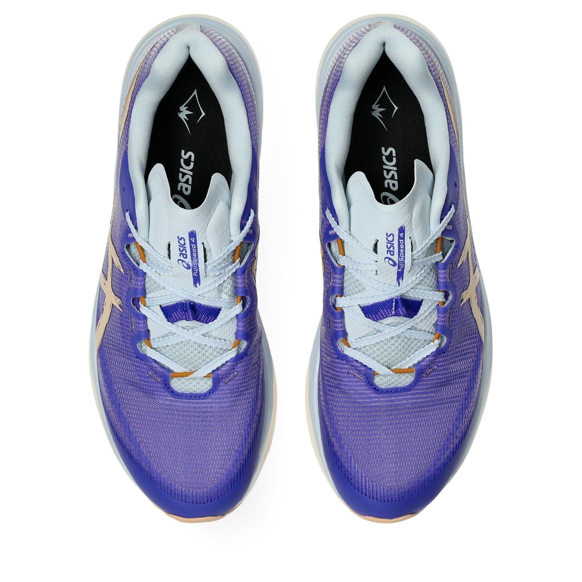 Cobalt/Apricot - Asics - Fujispeed 4 Trail Running Shoes Mens - 6