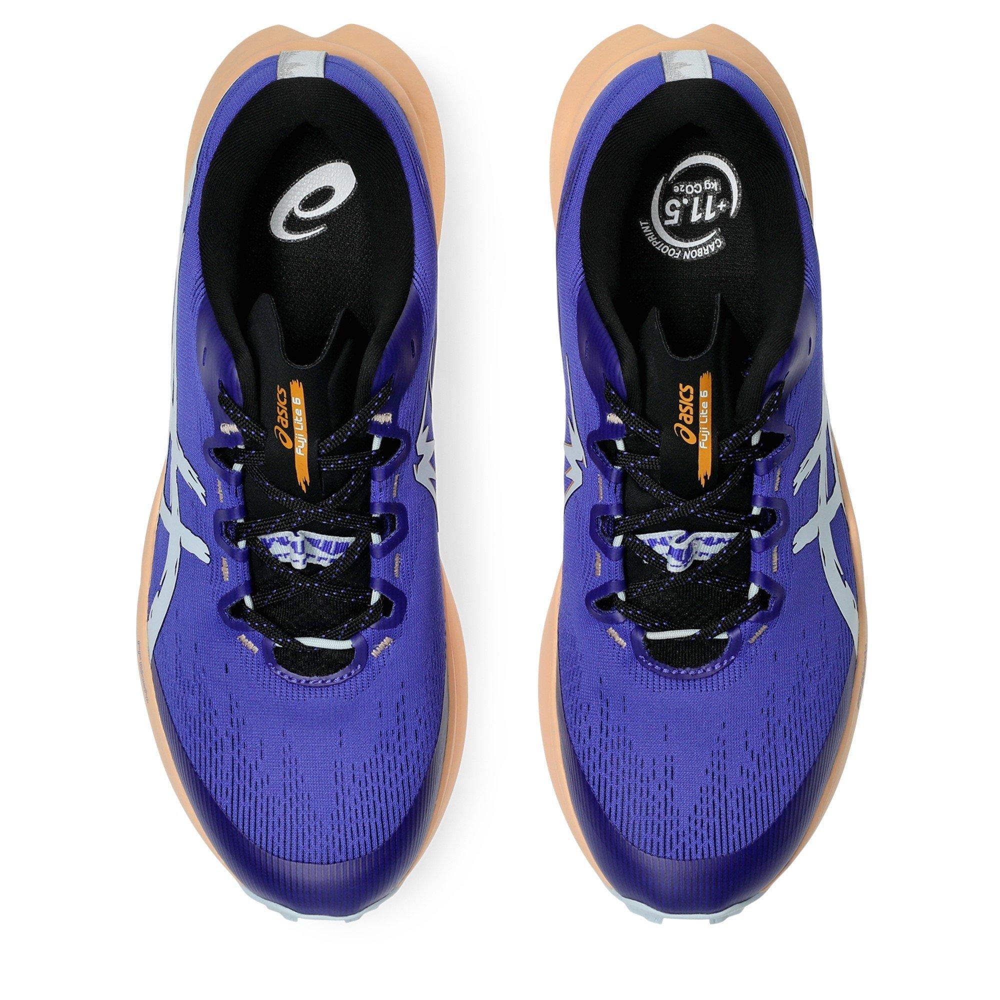 Cobalt/Cool - Asics - Fuji Lite 6 Trail Running Shoes Mens - 6