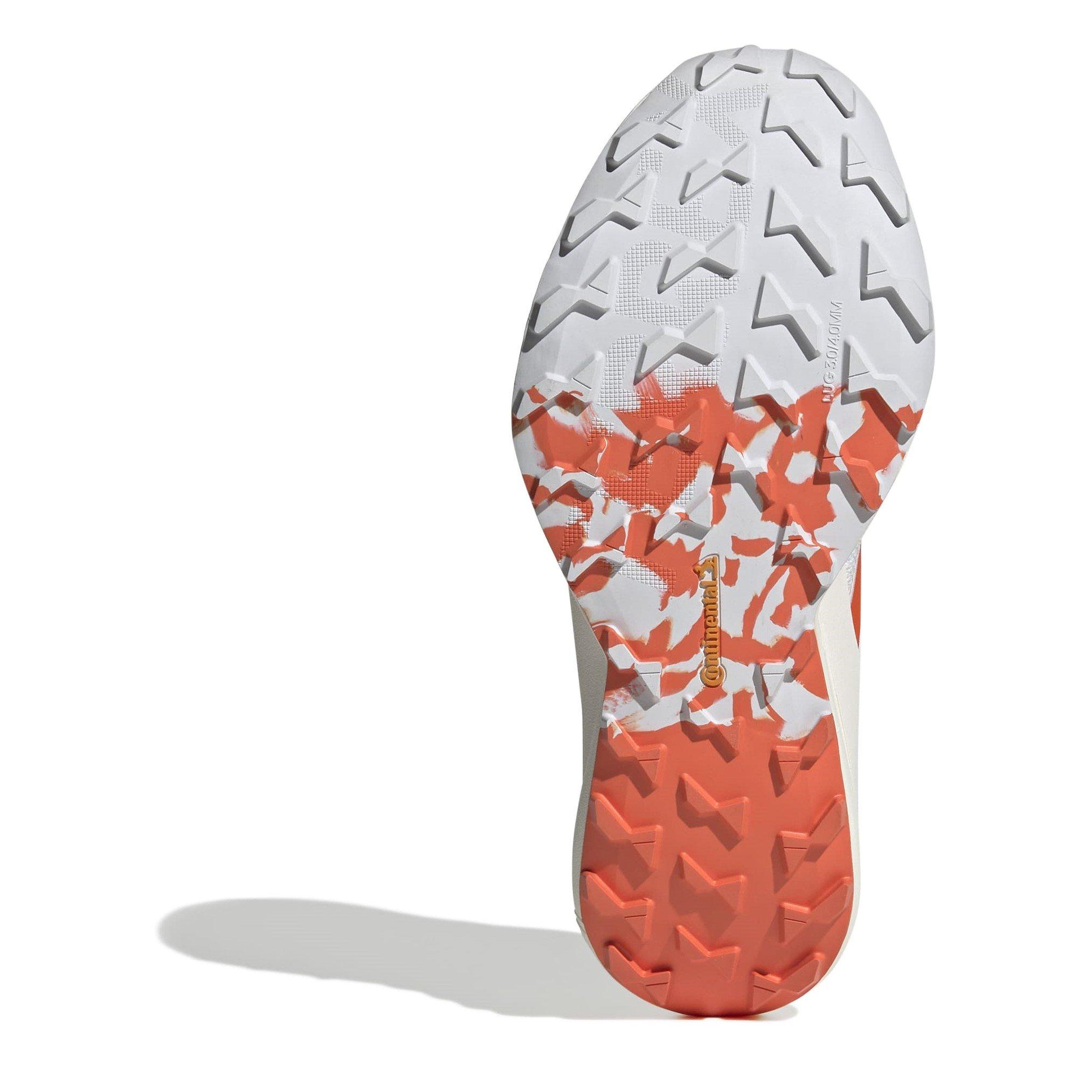 White/Orange - adidas - Terrex Agravic Speed Trail Running Shoes Woens - 6