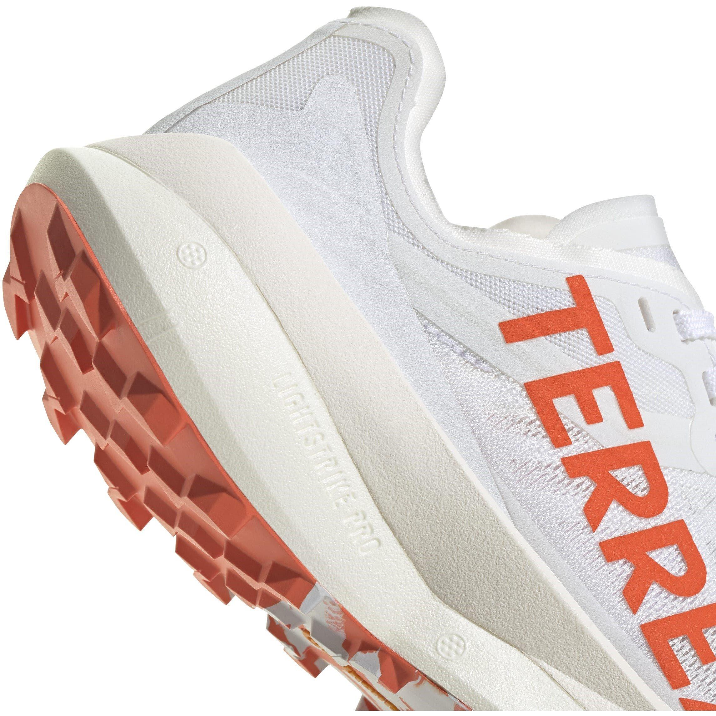 White/Orange - adidas - Terrex Agravic Speed Trail Running Shoes Woens - 7