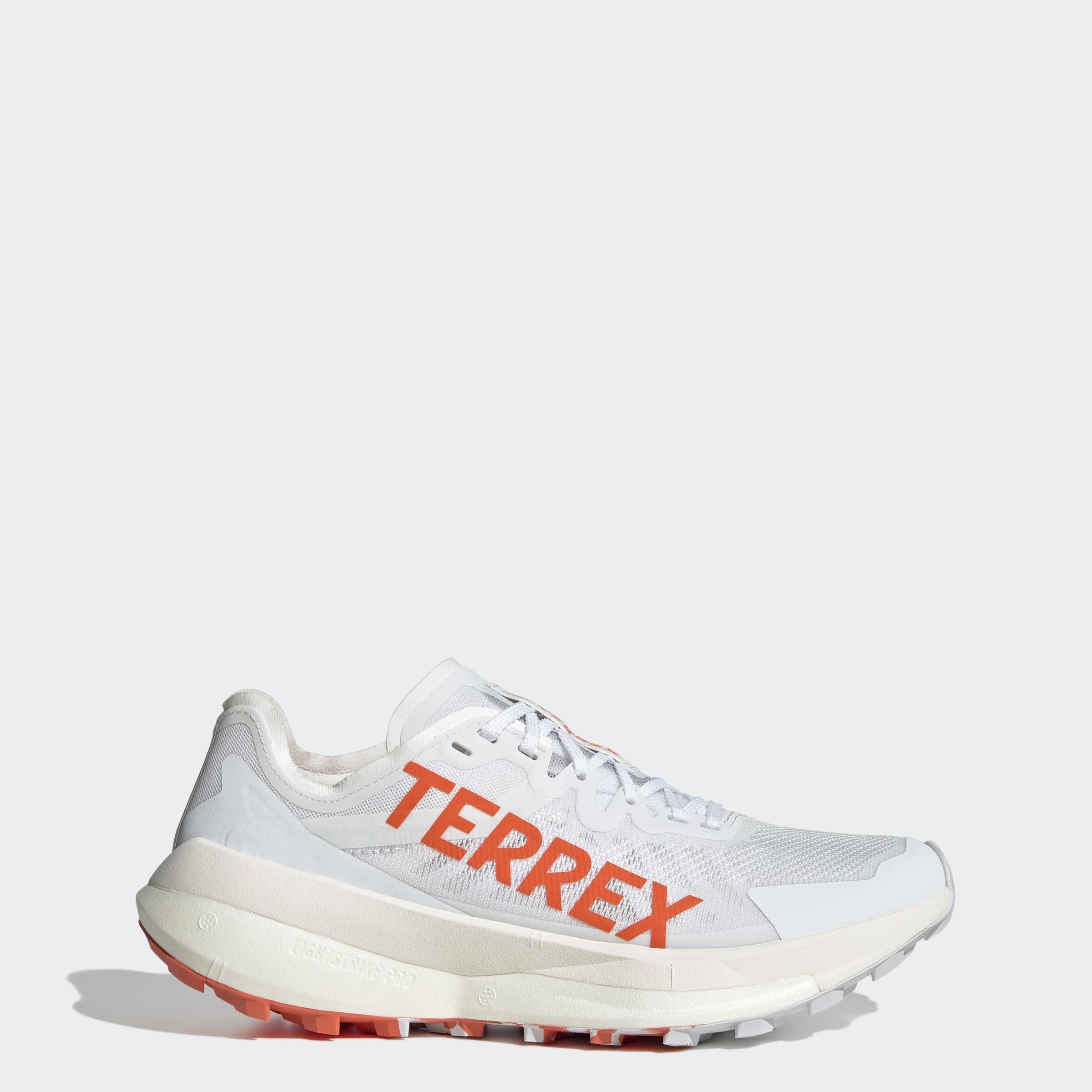 White/Orange - adidas - Terrex Agravic Speed Trail Running Shoes Woens - 10
