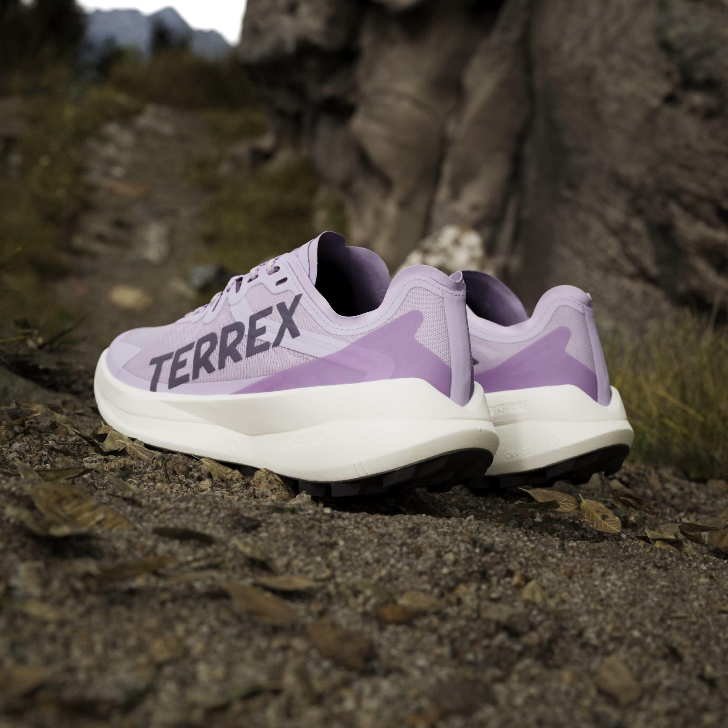 Poudre de prune - adidas - Terrex Agravic Speed Trail Running Shoes Woens - 12