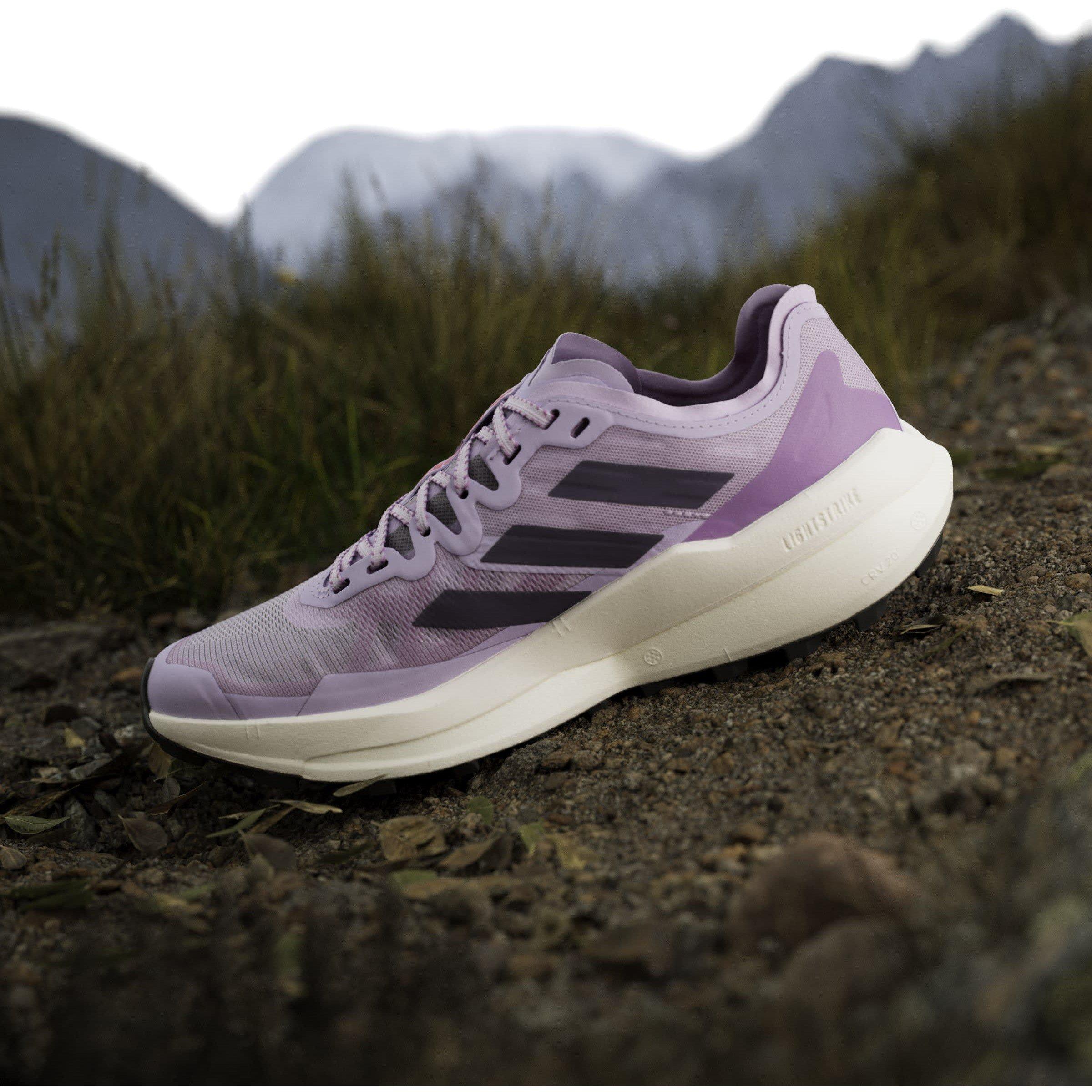 Poudre de prune - adidas - Terrex Agravic Speed Trail Running Shoes Woens - 13
