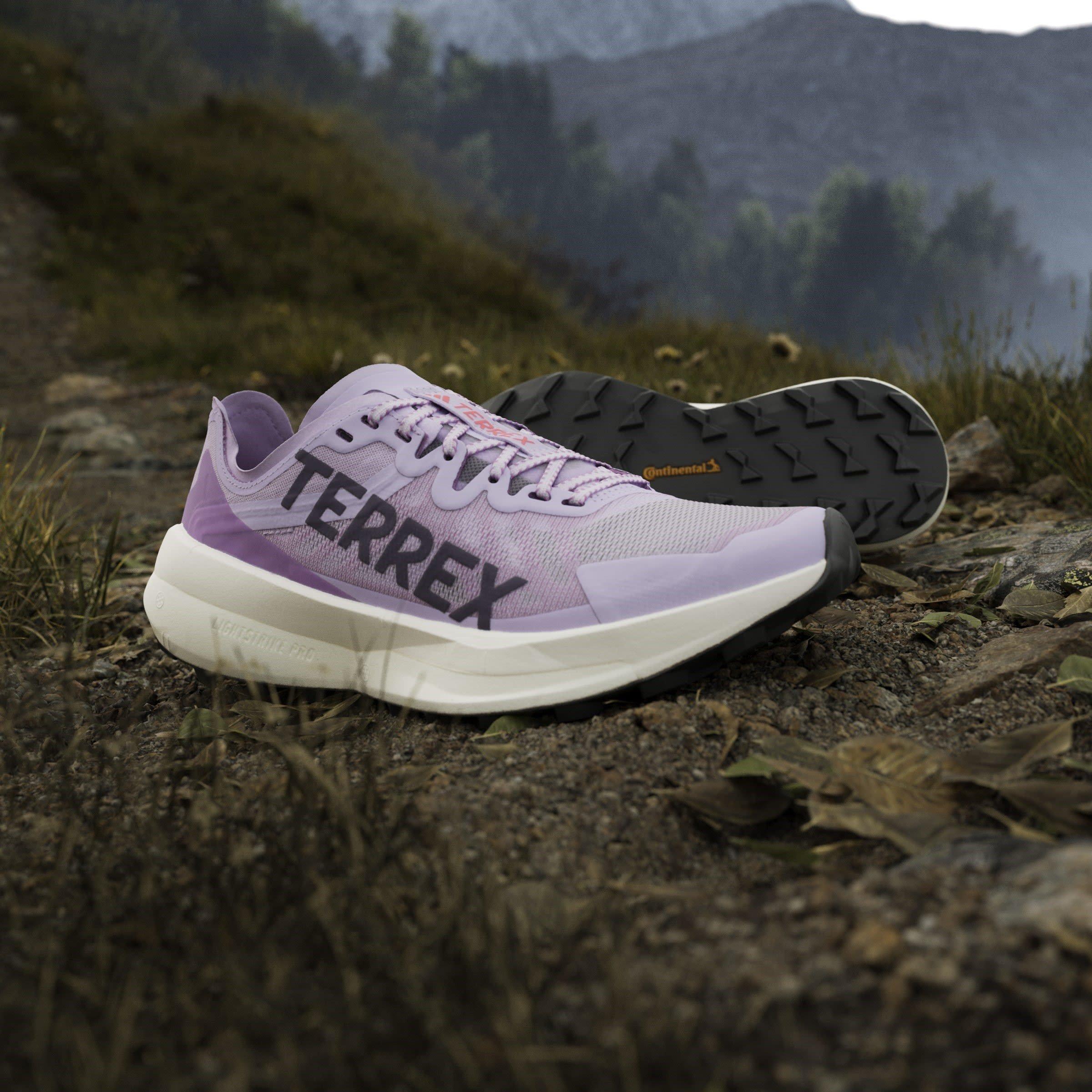 Poudre de prune - adidas - Terrex Agravic Speed Trail Running Shoes Woens - 14