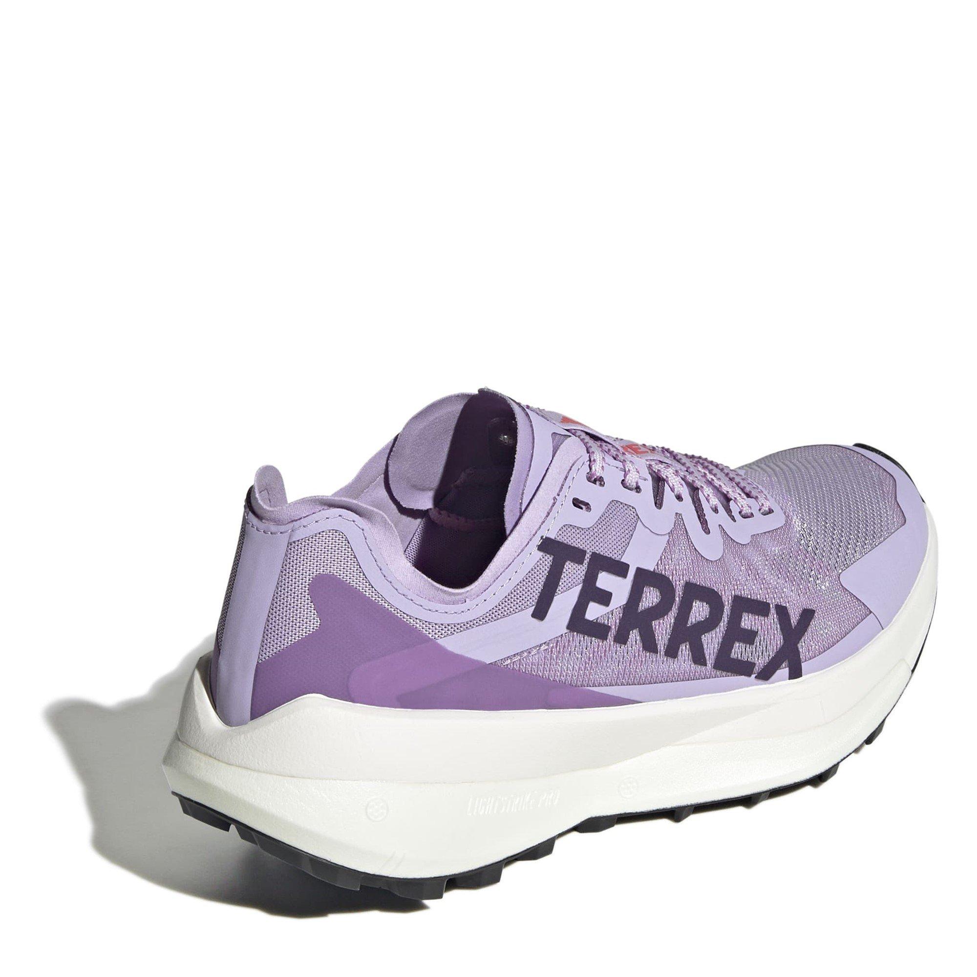 Poudre de prune - adidas - Terrex Agravic Speed Trail Running Shoes Woens - 4