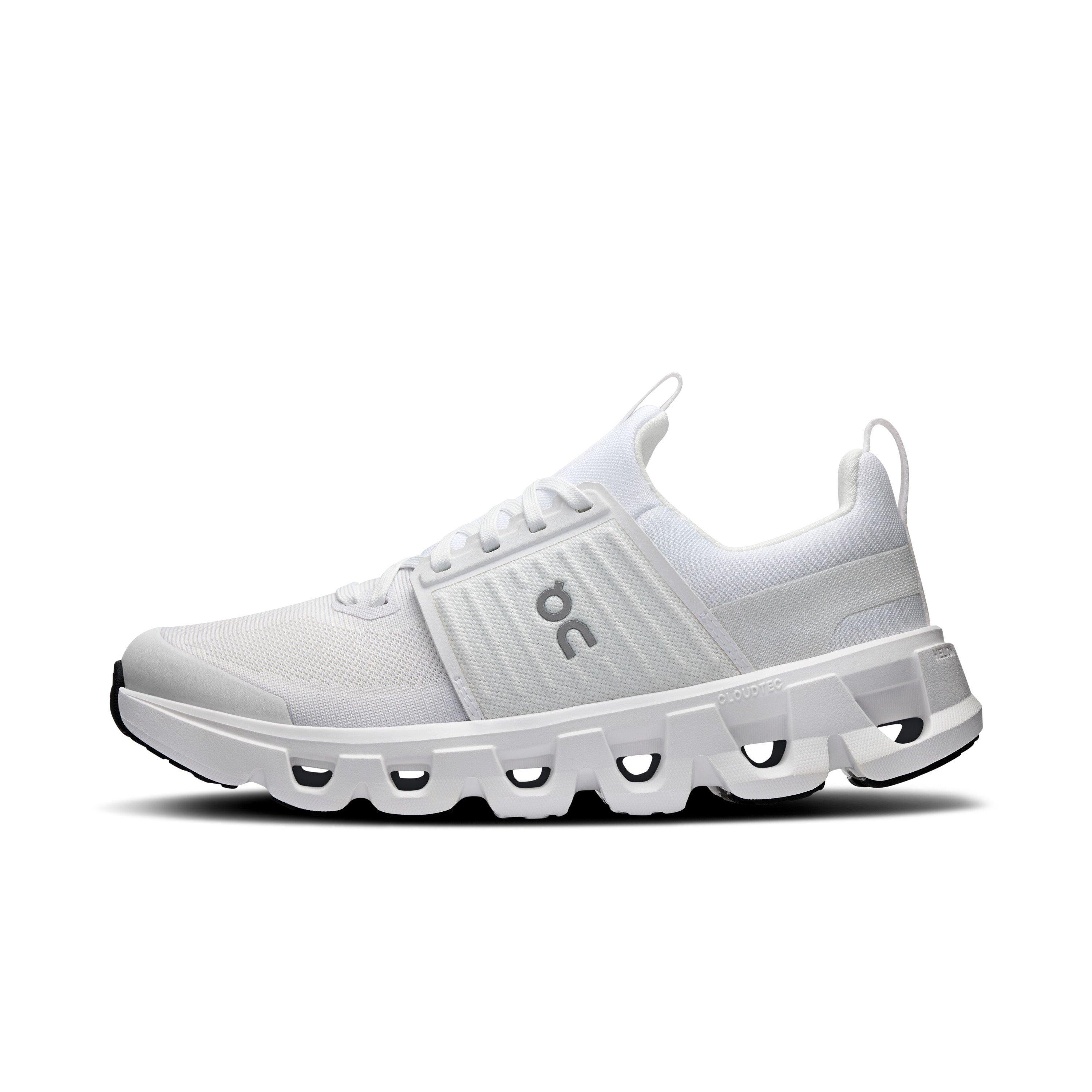 All White - On - Juniors Cloudswift Youth Running Shoes - 2