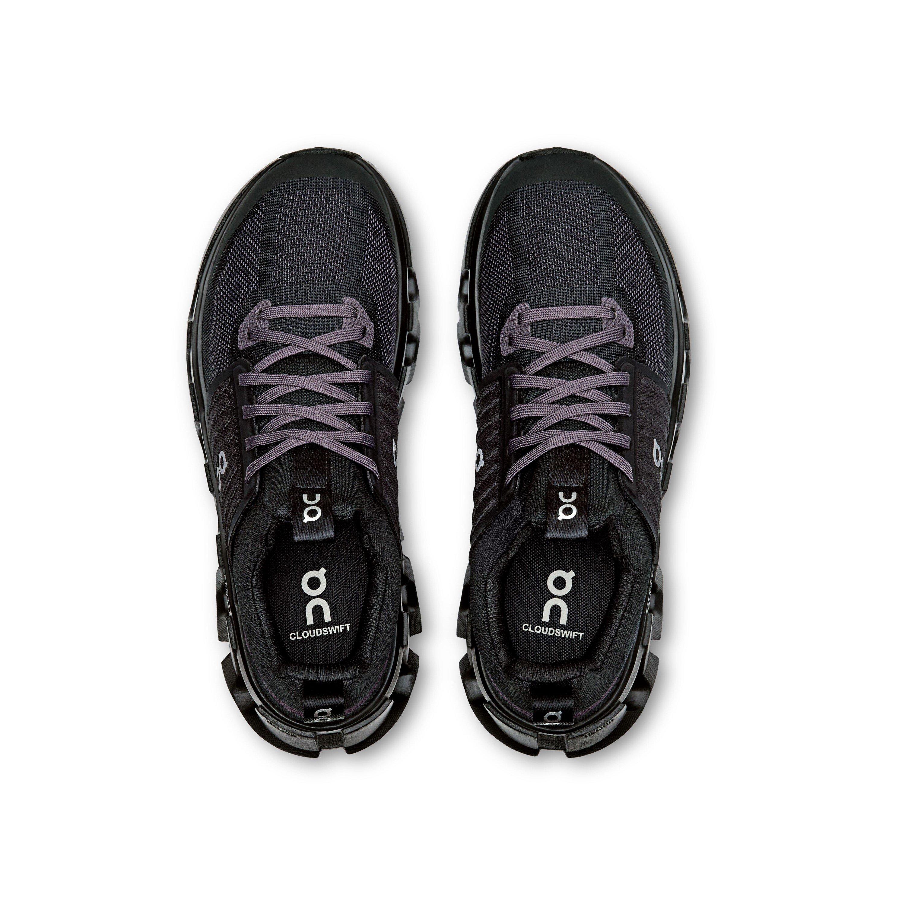 Black Eclipse - On - Juniors Cloudswift Youth Running Shoes - 3