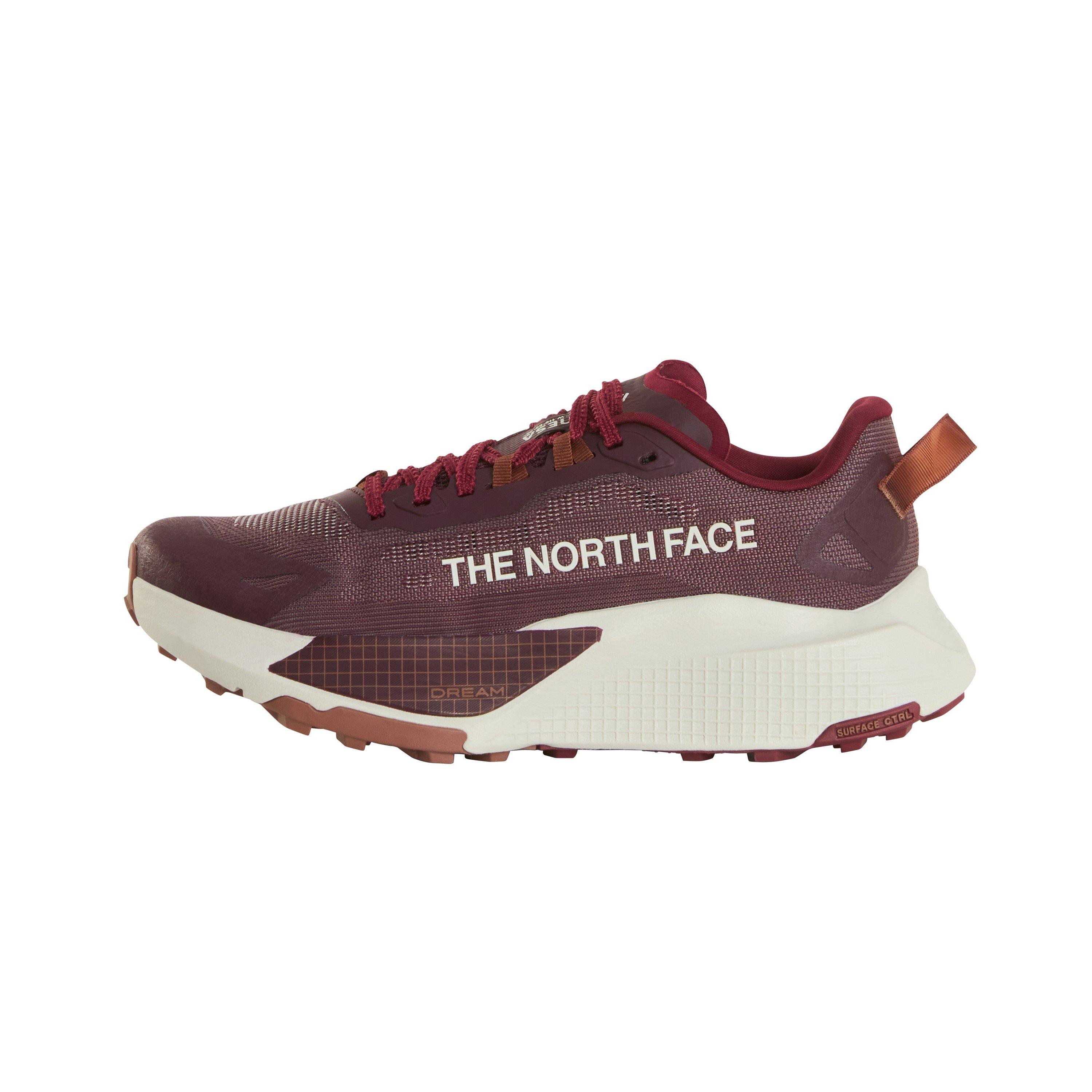 Burgundy/White - The North Face - Womens Altamesa 500 V2 Trail Running Shoes - 1