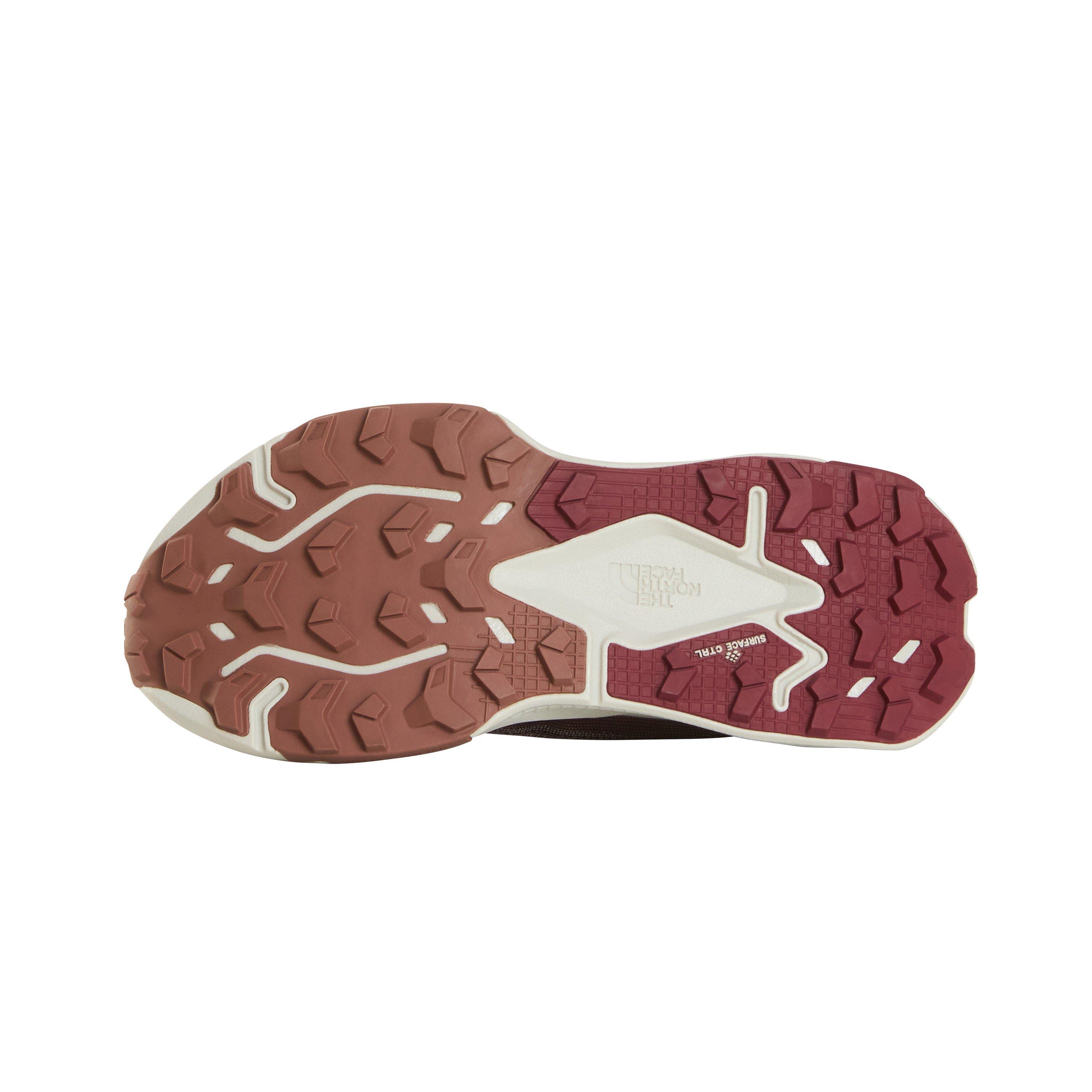 Burgundy/White - The North Face - Womens Altamesa 500 V2 Trail Running Shoes - 3