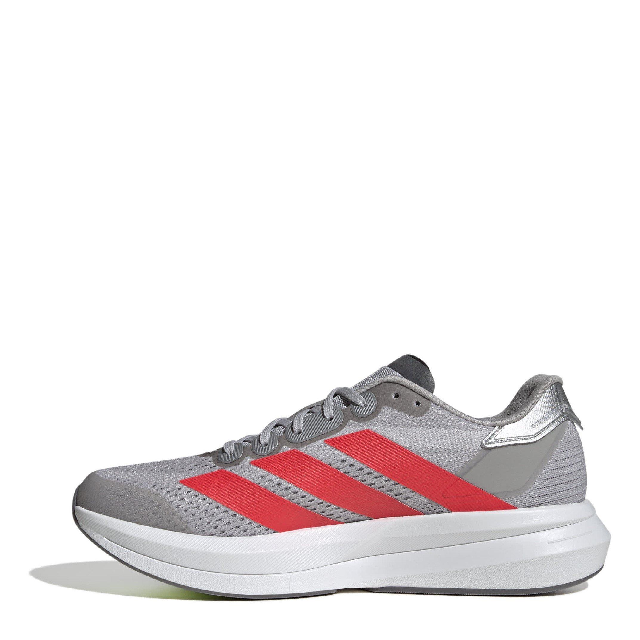 Grey/Red/Lemon - adidas - Duramo Speed 2 Mens Running Shoes - 2