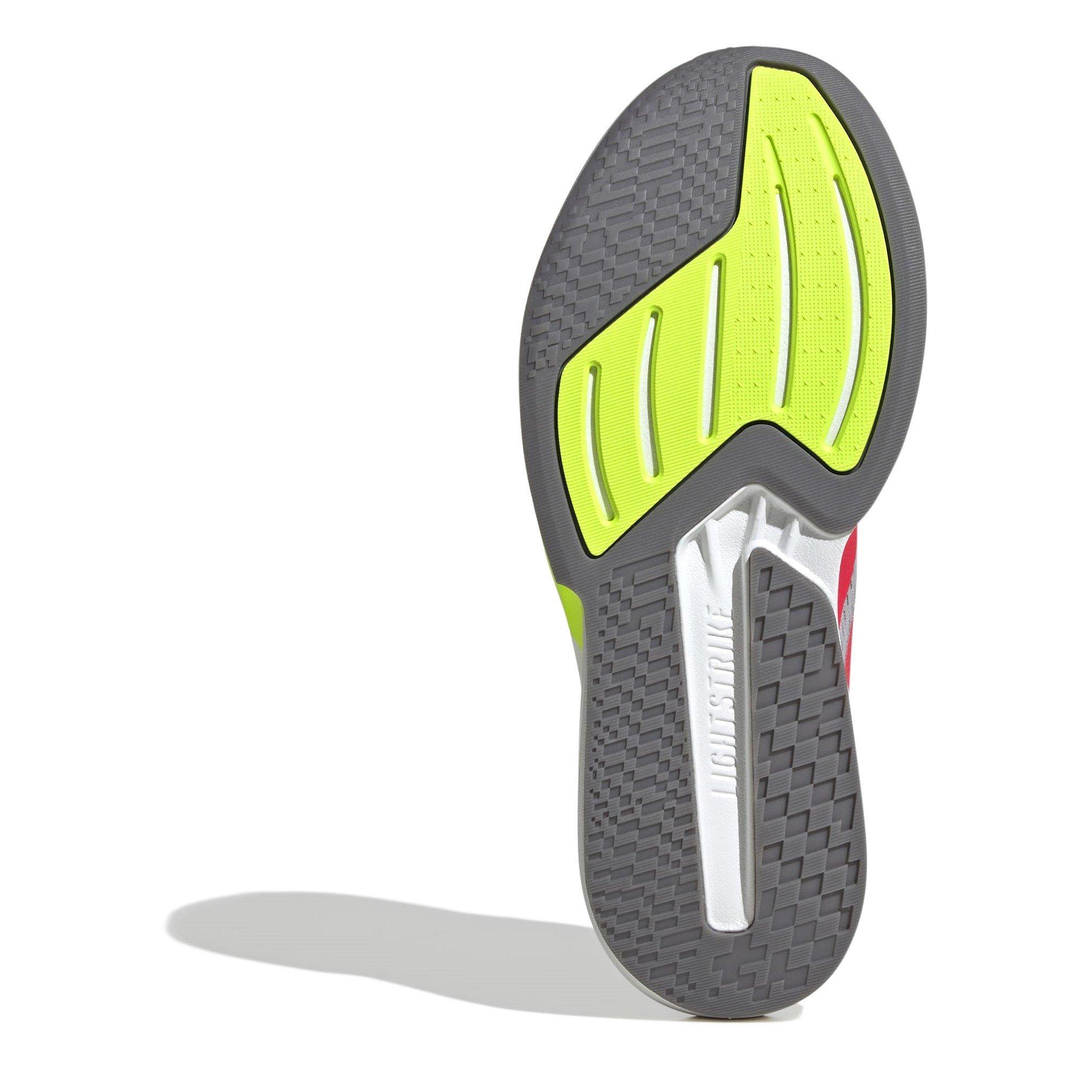 Grey/Red/Lemon - adidas - Duramo Speed 2 Mens Running Shoes - 6