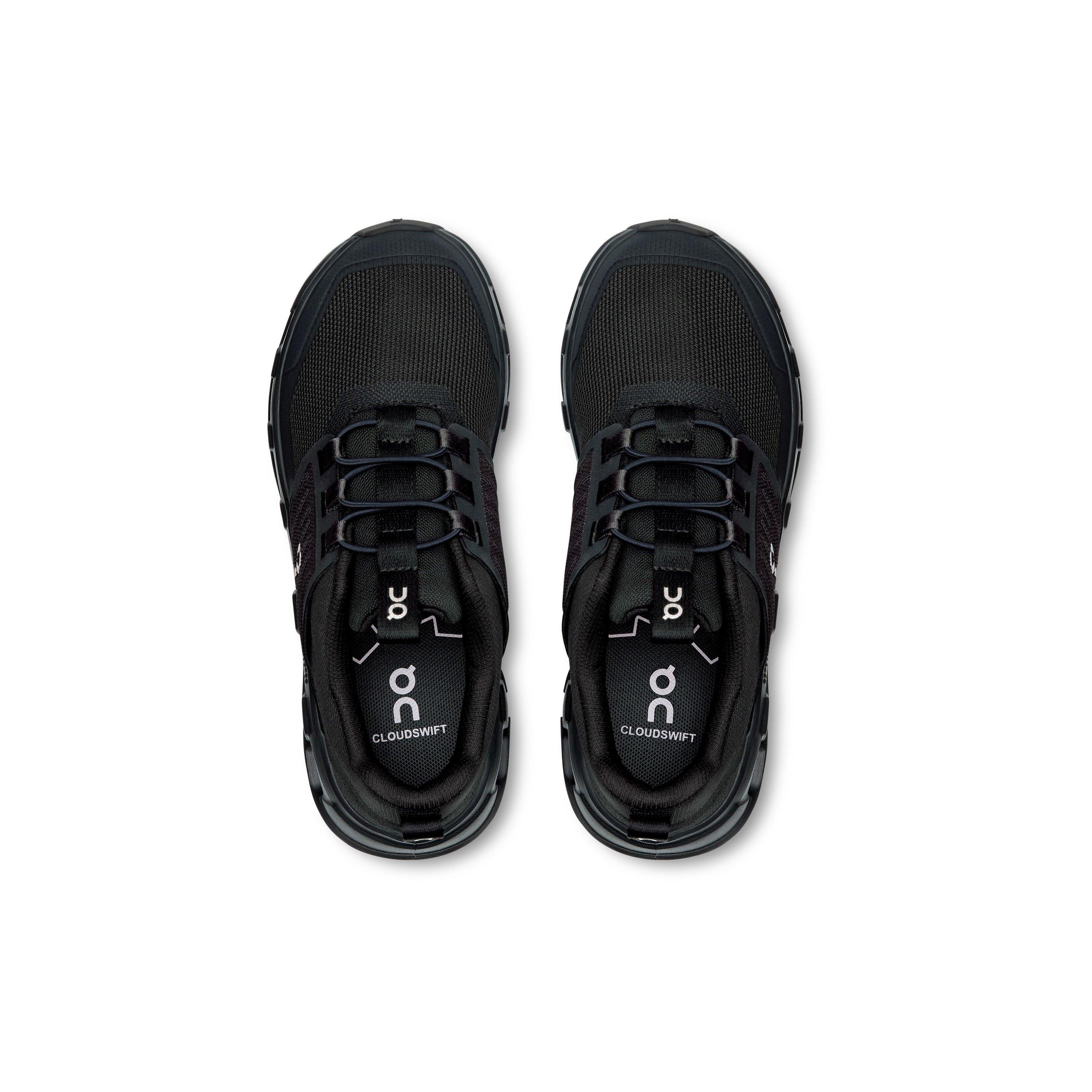 All Black - On - Childrens Cloudswift Shoes - 5