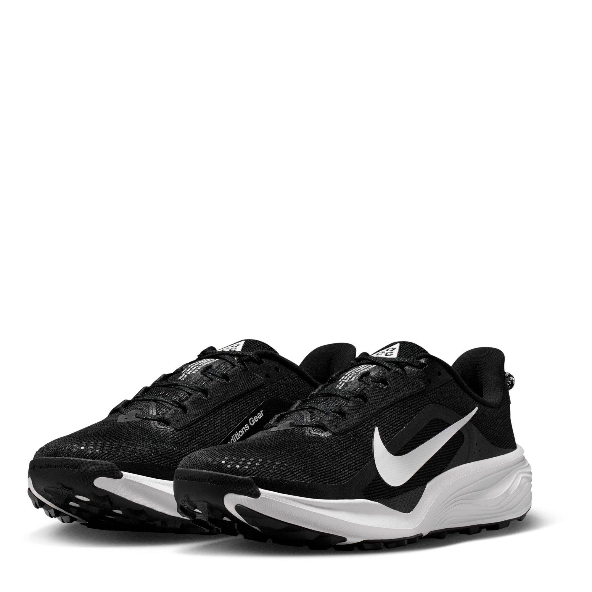 Crno/Bijelo - Nike - Men's Trail Running Shoes - 4