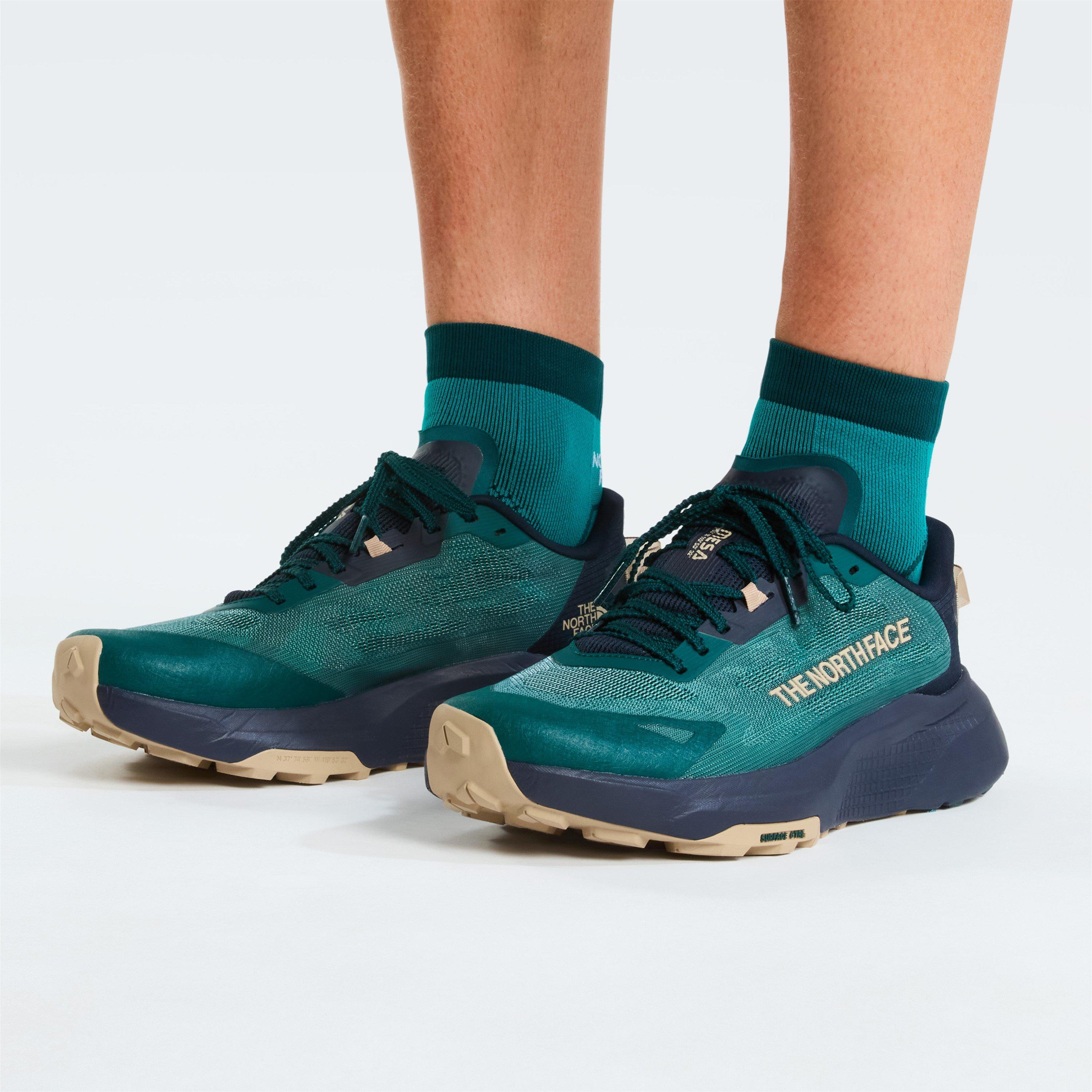 Teal/Midnight - The North Face - Mens Altamesa 300 V2 Trail Running Shoes - 5