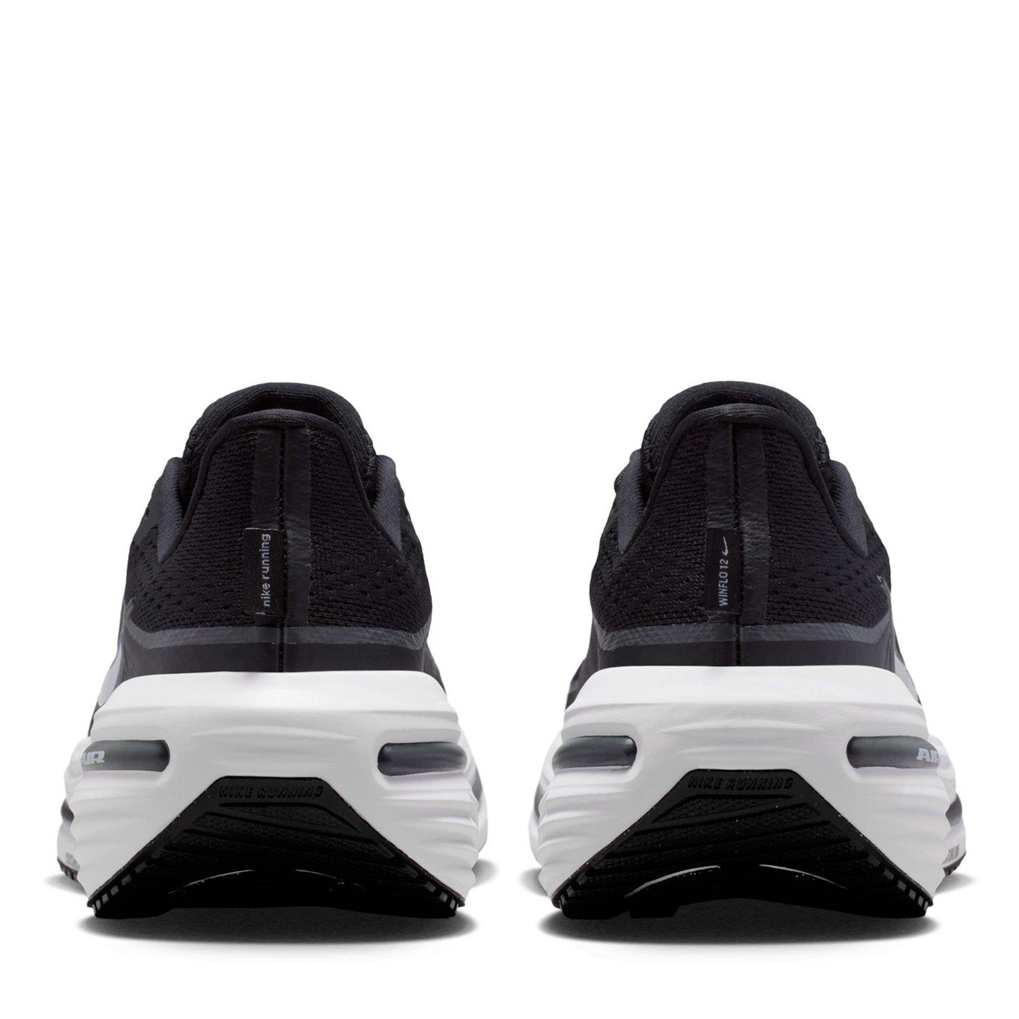 Blk/Wht/S.Grey - Nike - Winflo 12 Womens Running Shoes - 5