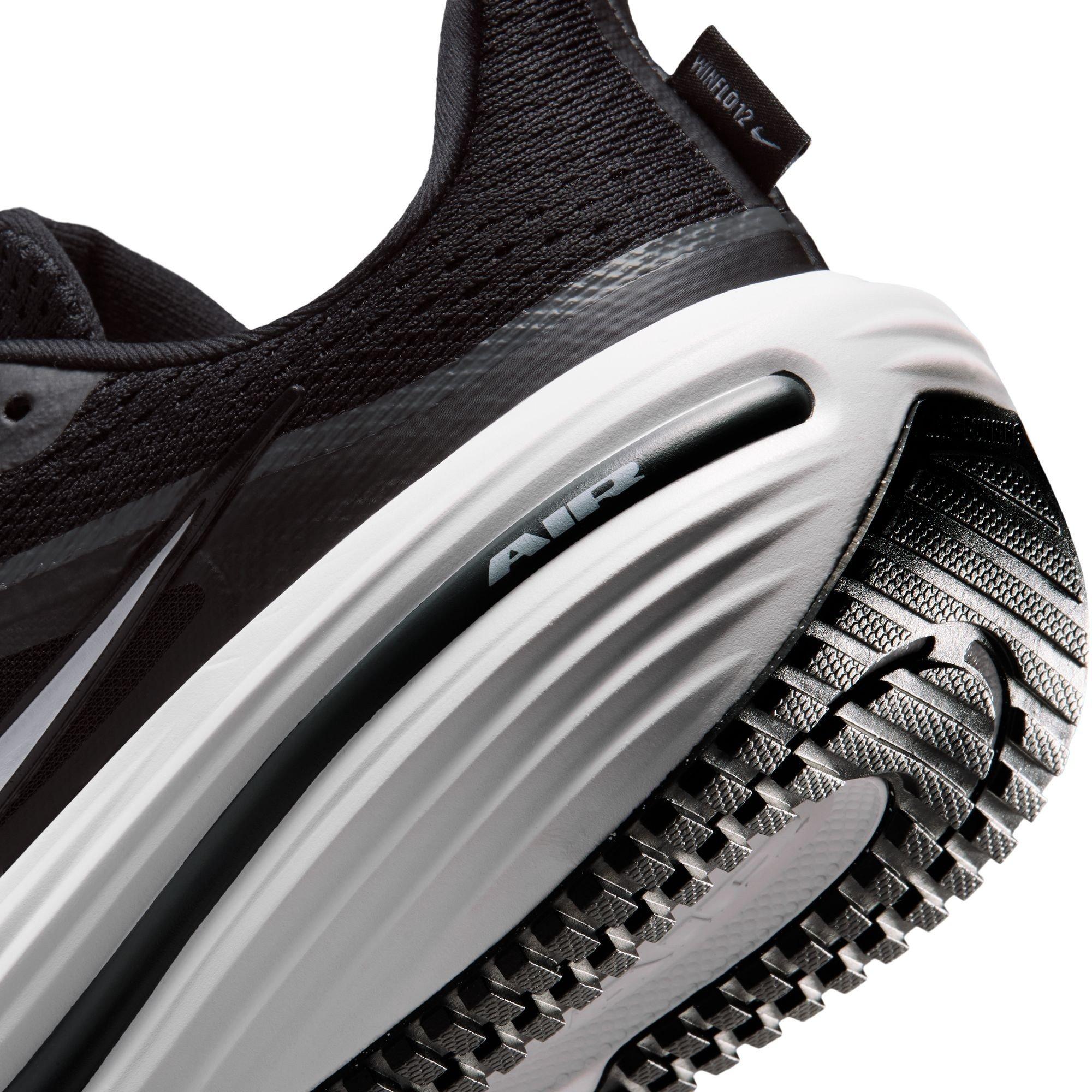 Blk/Wht/S.Grey - Nike - Winflo 12 Womens Running Shoes - 8